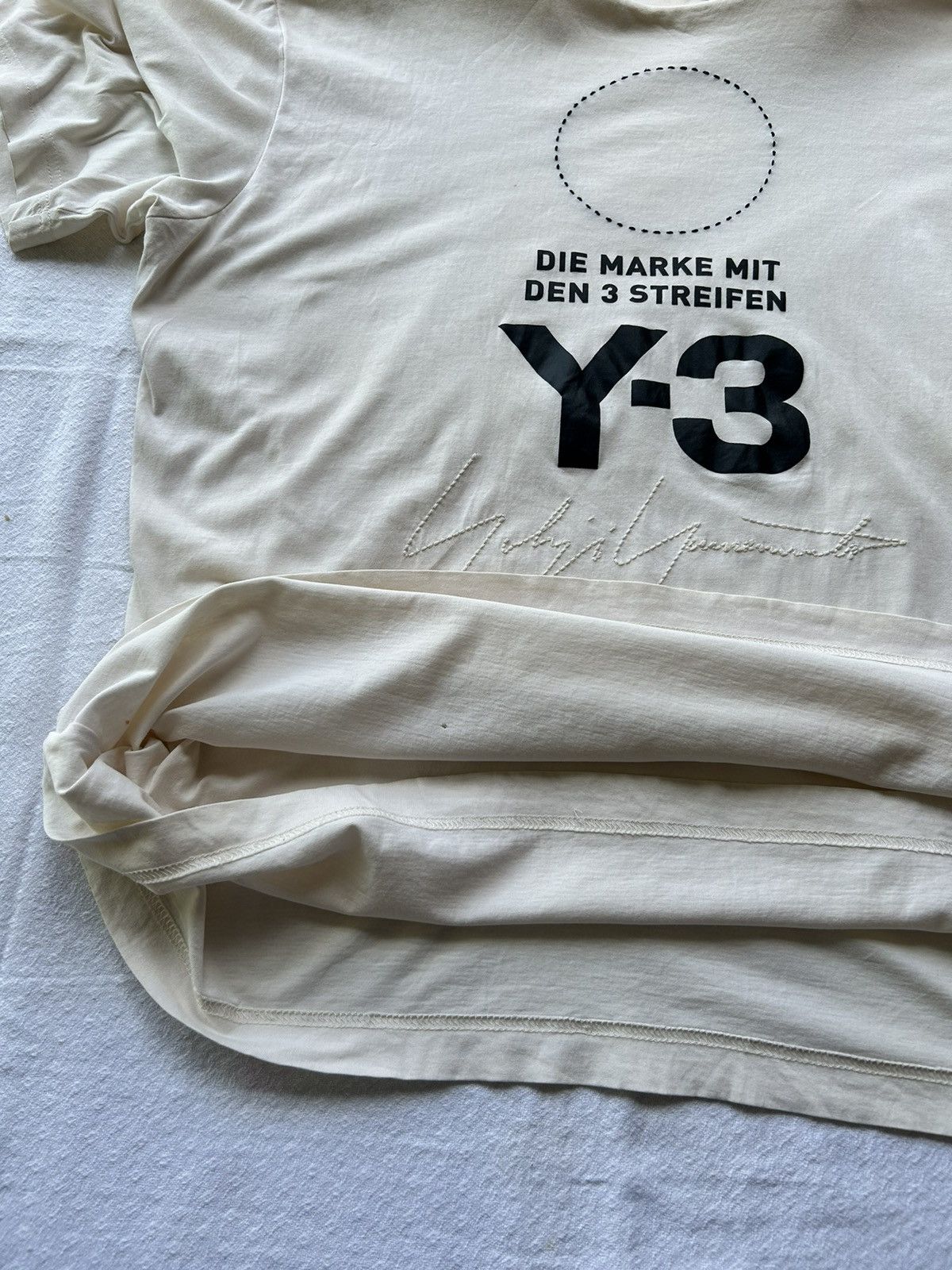 Adidas × Y-3 × Yohji Yamamoto Y-3 Adidas Yohji Yamamoto White tee Size US XL / EU 56 / 4 - 8 Thumbnail
