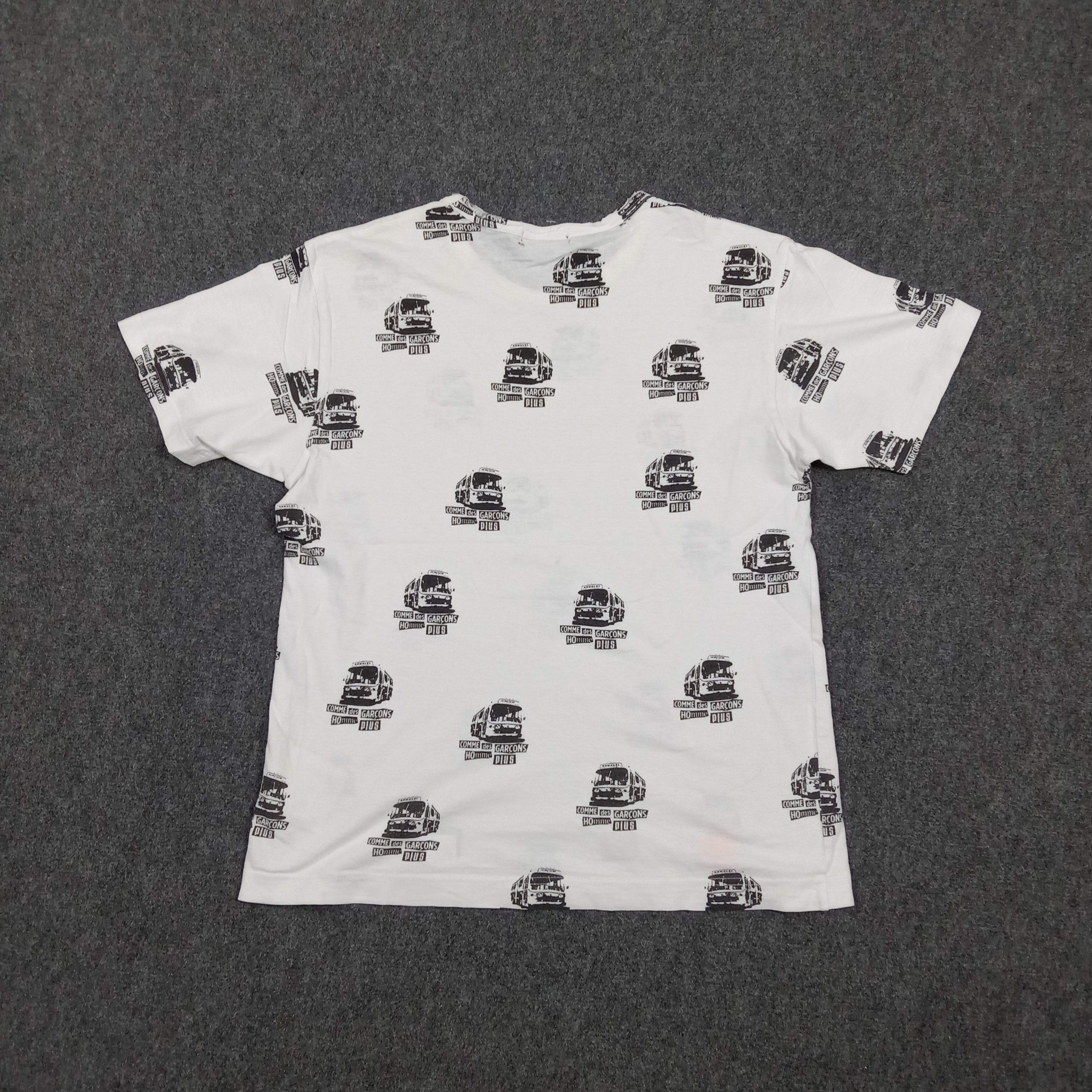 Comme des Garcons Homme Plus Rare Comme des Garcons Homme Plus Bus Graphic Tshirt C294N48 Size US M / EU 48-50 / 2 - 4 Thumbnail