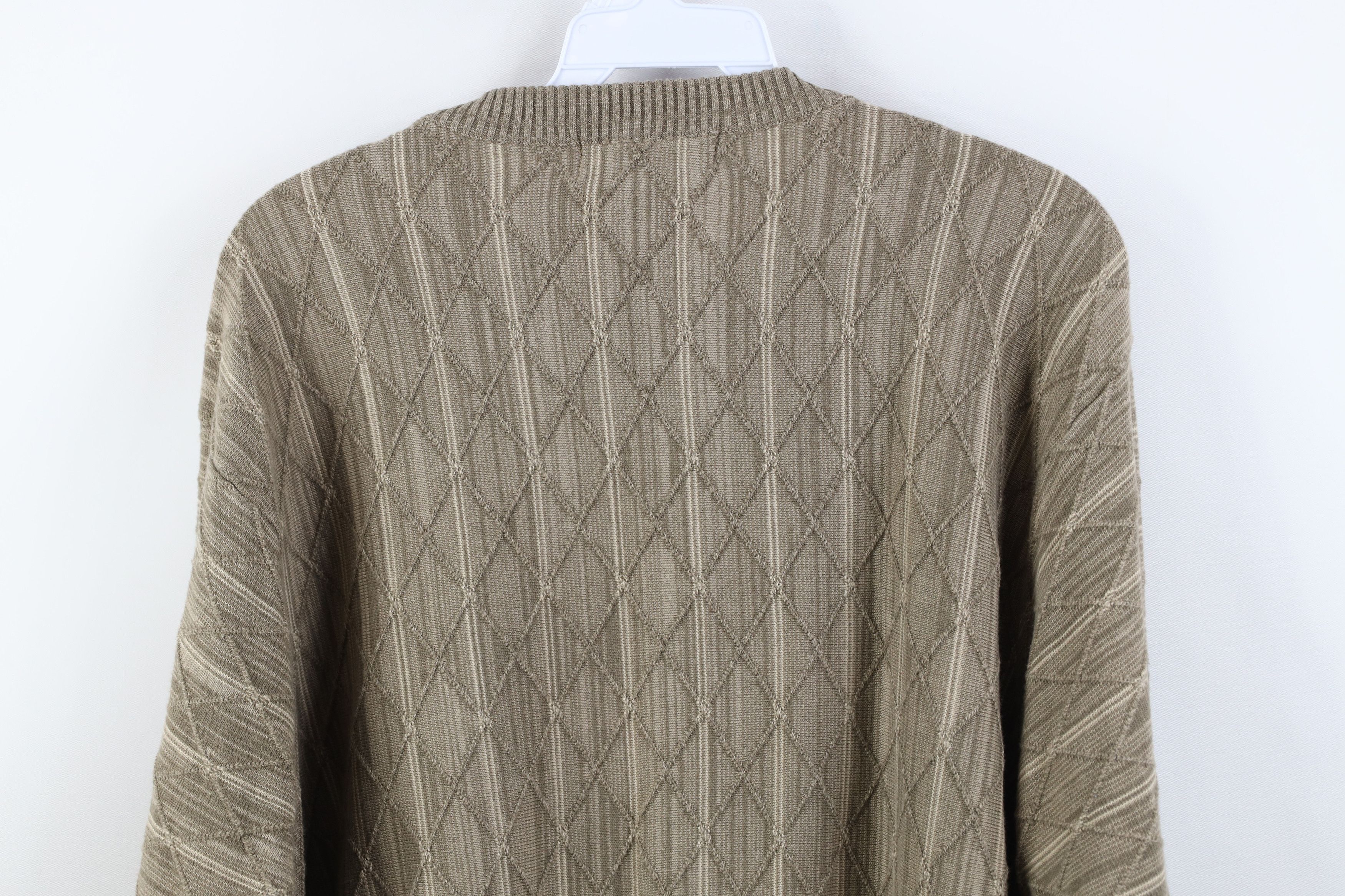 Vintage Vintage 90s Streetwear Knit Crewneck Sweater Earth Tone Size US L / EU 52-54 / 3 - 9 Thumbnail