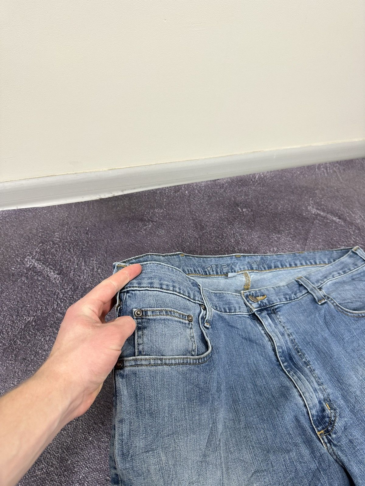Carhartt Vintage Carhartt Faded Denim USA Baggy Hype Opium Work Jeans Size US 40 / EU 56 - 16 Thumbnail