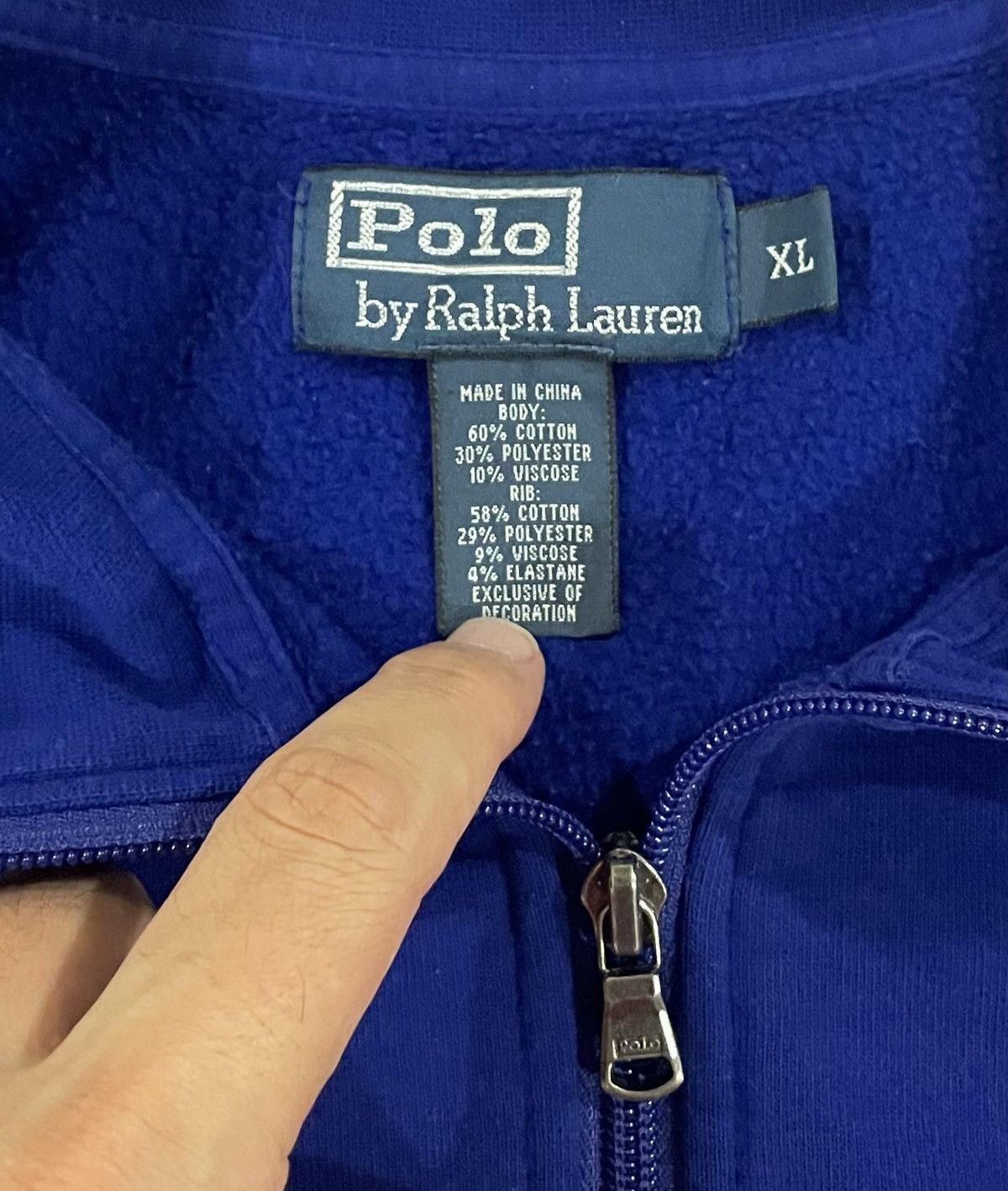 Polo Ralph Lauren Polo Ralph Lauren Zip Up Sweater Track Jacket Men’s Size XL Size US XL / EU 56 / 4 - 2 Thumbnail