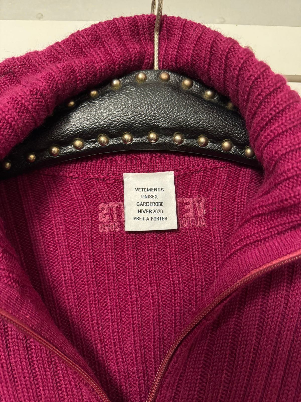 Vetements FW19 oversized zip up cardigan Size US M / EU 48-50 / 2 - 3 Thumbnail