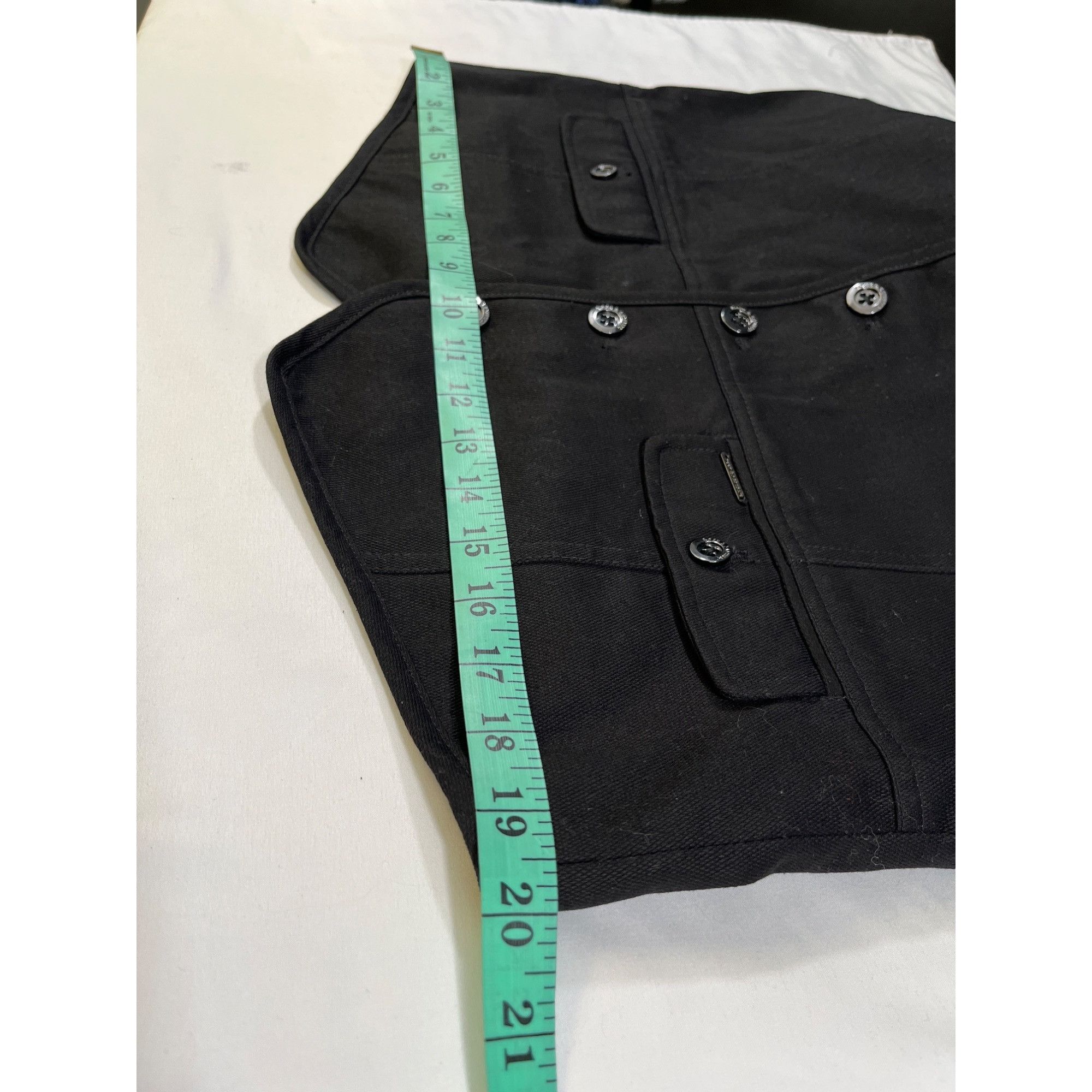 Rock & Republic Rock & Republic Men's Black Waist Coat/Vest Size L SKU 5709 Size US L / EU 52-54 / 3 - 6 Thumbnail