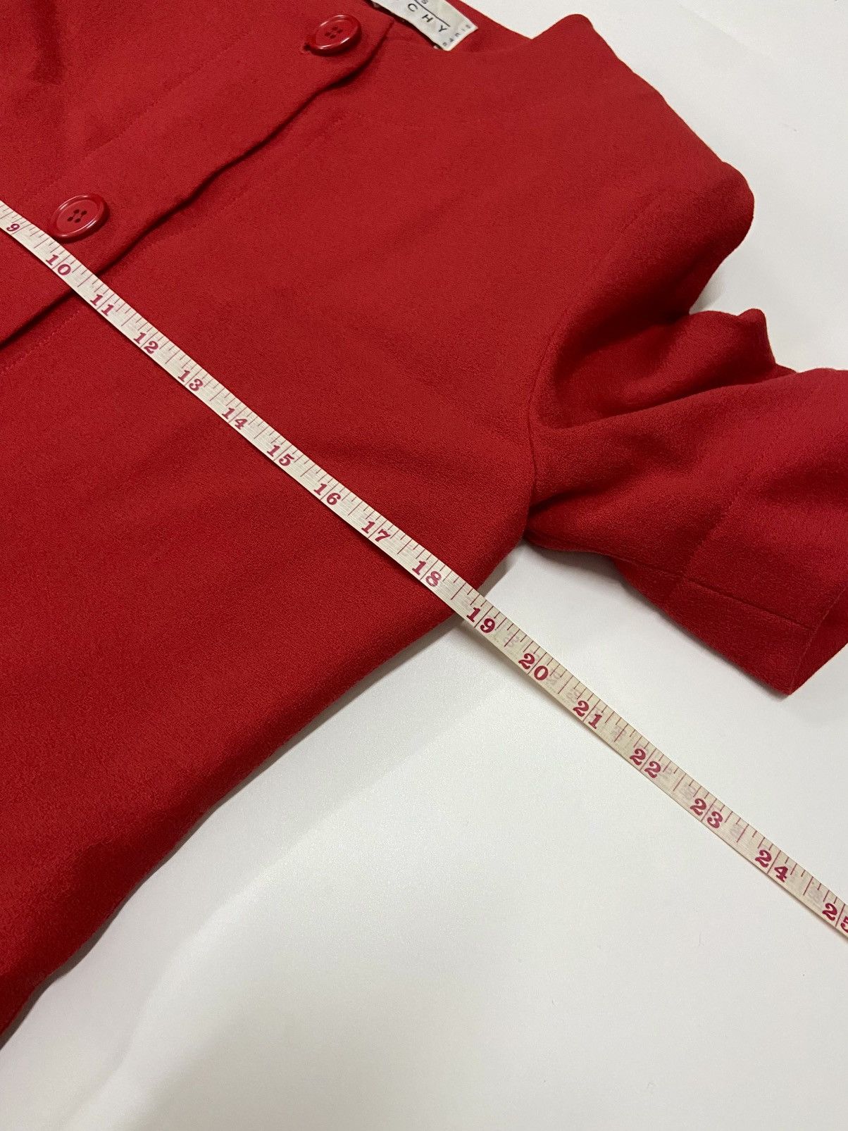 Givenchy GIVENCHY RED PLEATED SHIFT MIDI DRESS Size S / US 4 / IT 40 - 3 Thumbnail