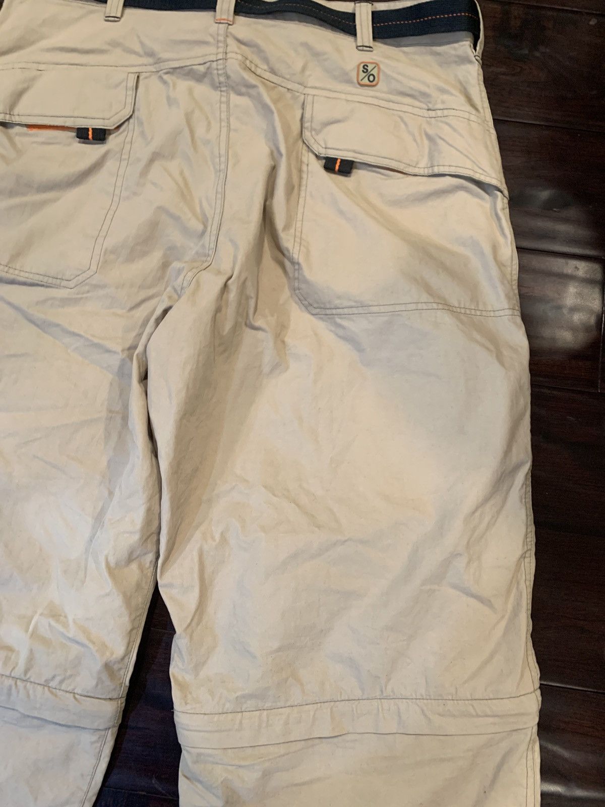Sideout vintage cream sideout cargo shorts Size US 34 / EU 50 - 9 Thumbnail