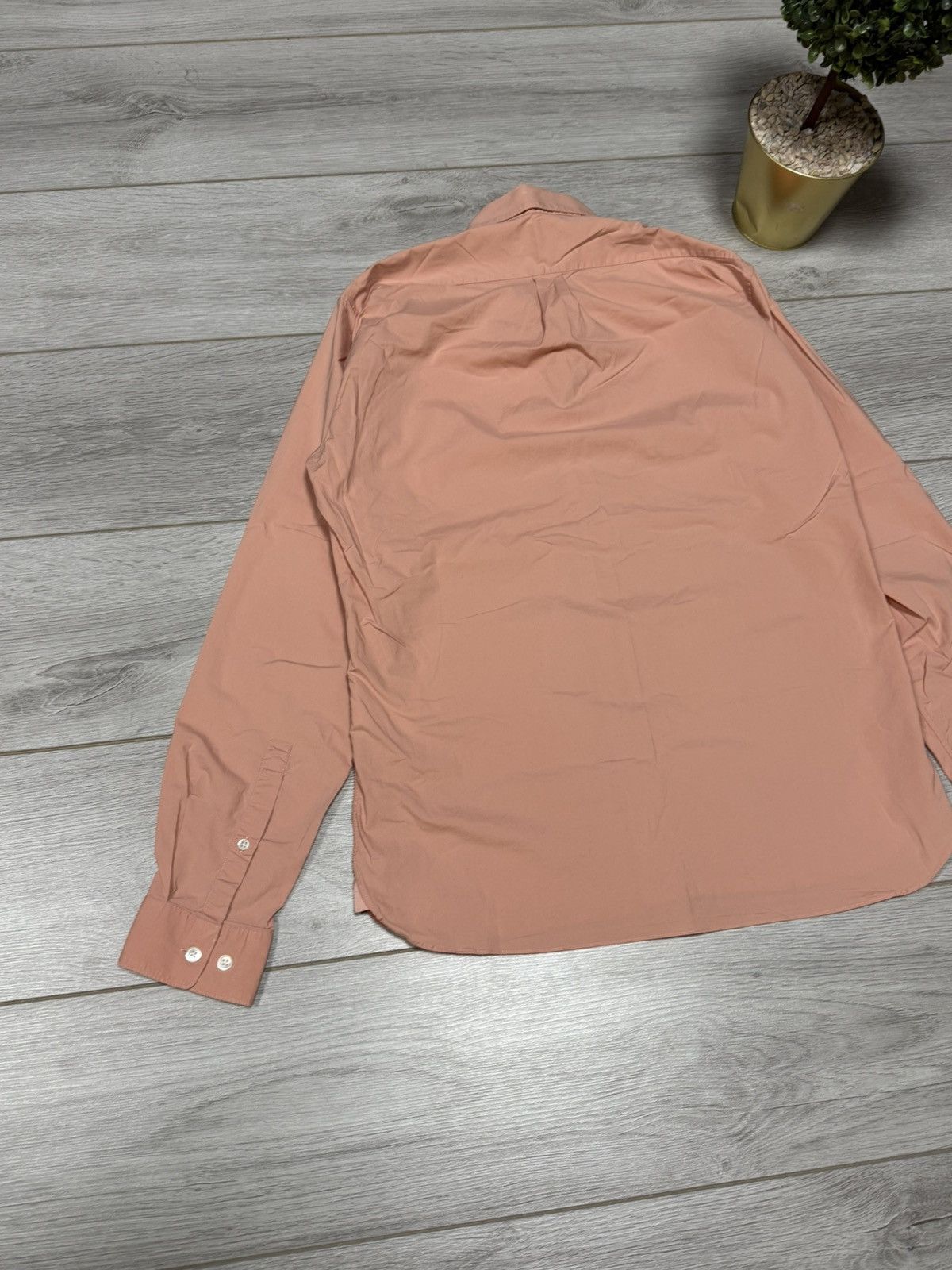 Acne Studios Acne Studios york stre shirt buttons peach colour Size US M / EU 48-50 / 2 - 8 Thumbnail