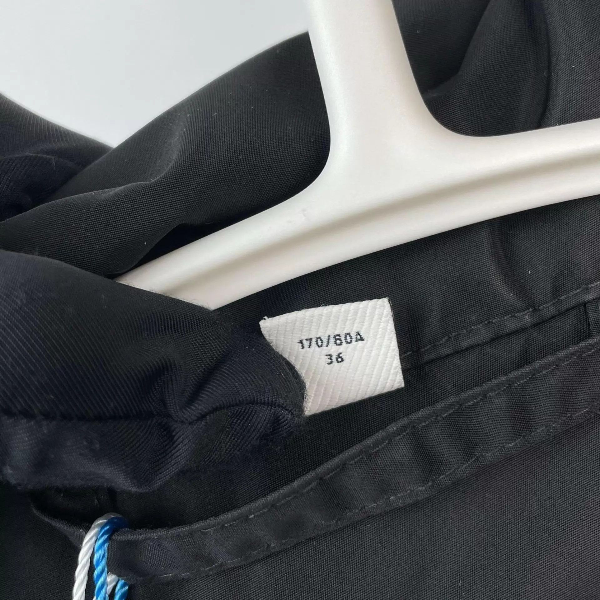 Burberry Burberry 95 New Black Polyester Trench Coat 36 Size XS / US 0-2 / IT 36-38 - 6 Thumbnail