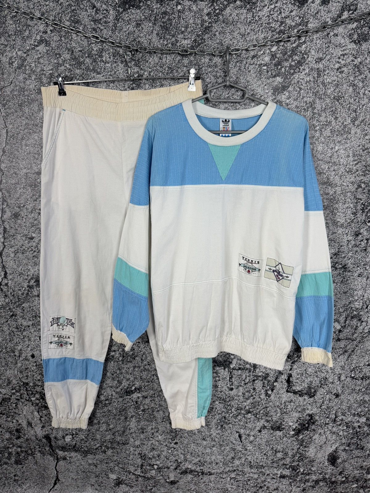 Adidas Adidas Vintage 90s Track Suit The Matchpoint Tennis Rare Size US M / EU 48-50 / 2 - 1 Thumbnail