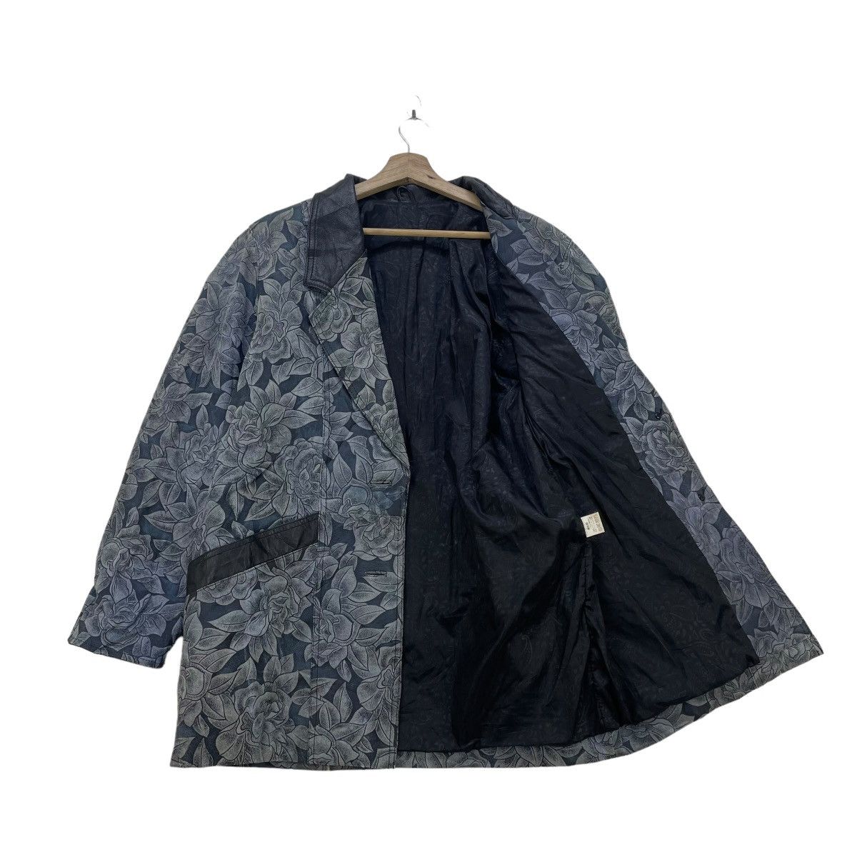 Designer × Japanese Brand Vintage Leather Full Print Floral Jacket Size M / US 6-8 / IT 42-44 - 1 Thumbnail