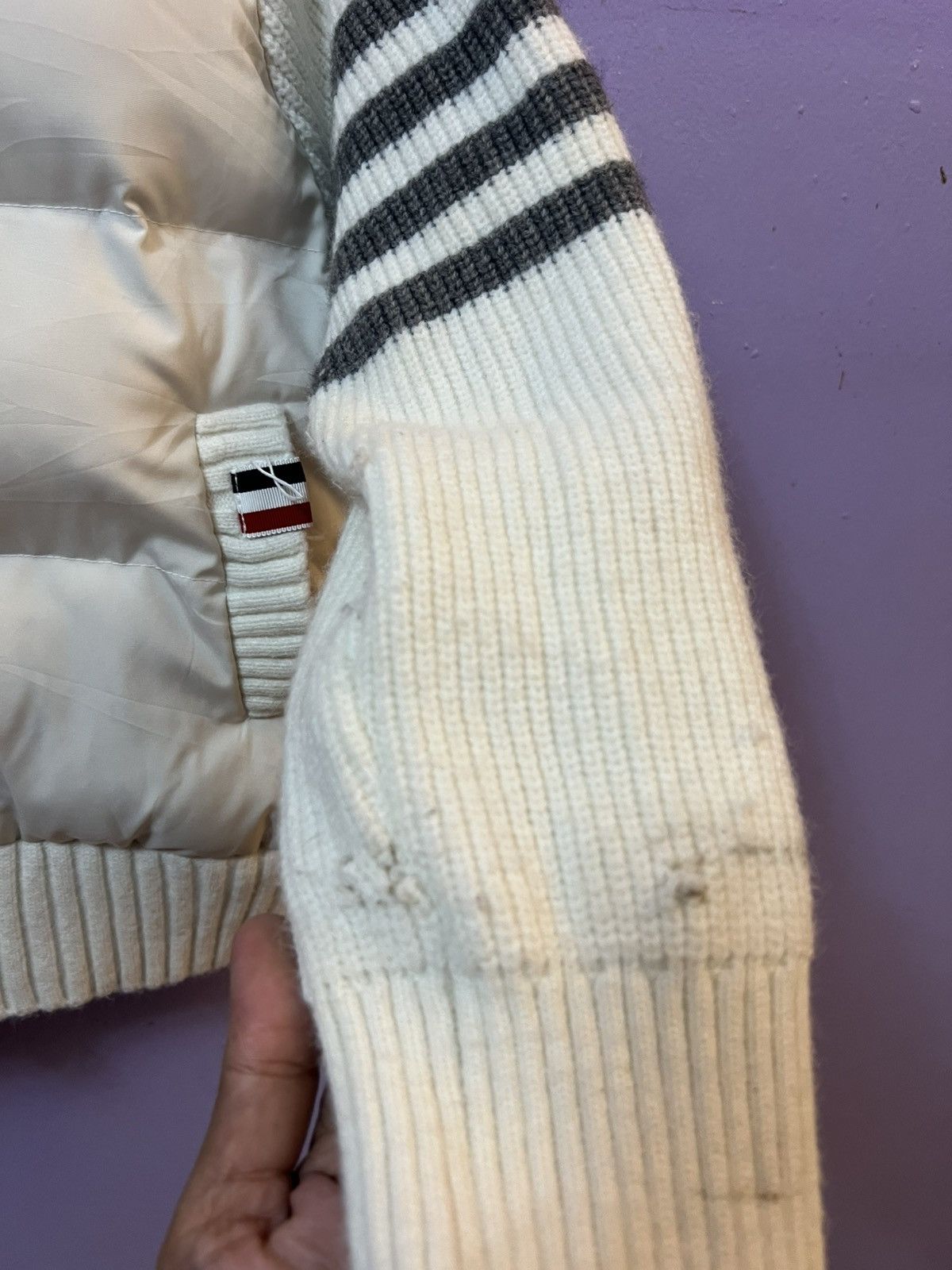 Thom Browne 🇯🇵 Thom Browne New York Down Puffer Knit Jacket Size S / US 4 / IT 40 - 4 Thumbnail