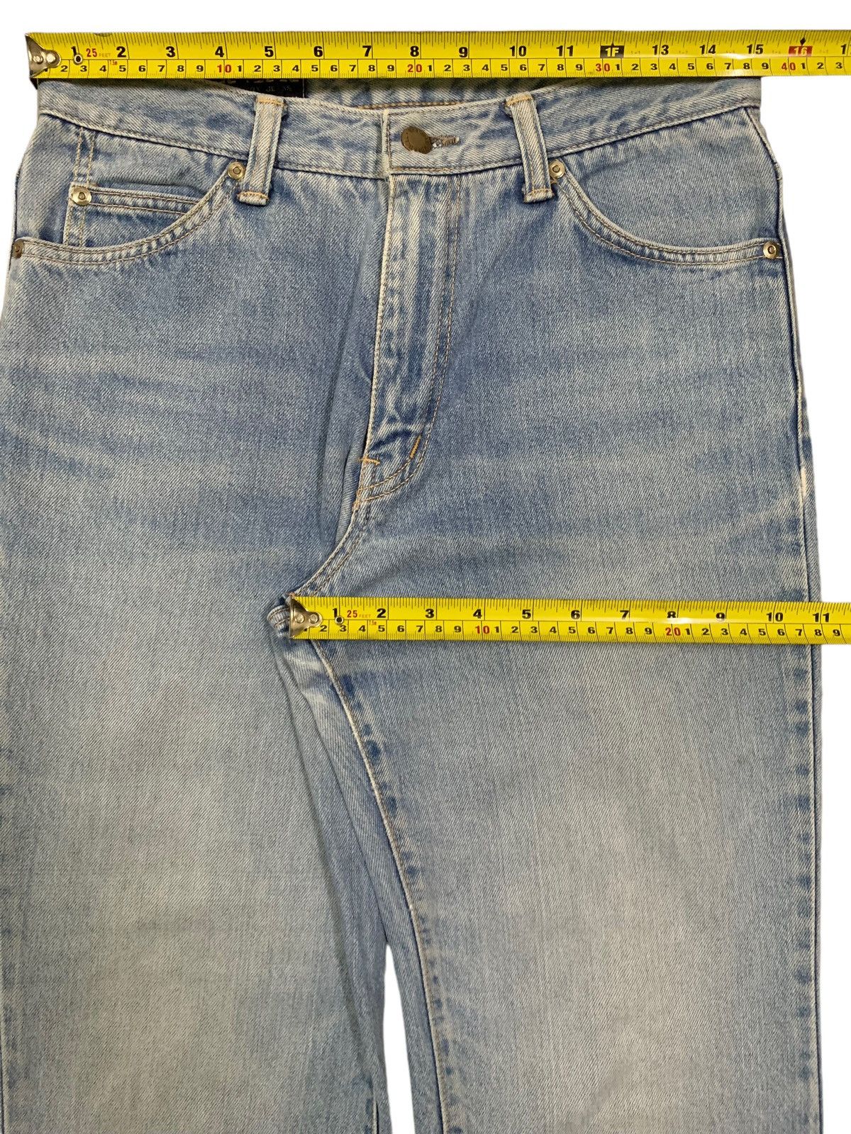 Japanese Brand × Tornado Mart Vintage Japanese Brand Baggy Flare Bootcut Frayed Leg Jeans Size US 30 / EU 46 - 15 Thumbnail