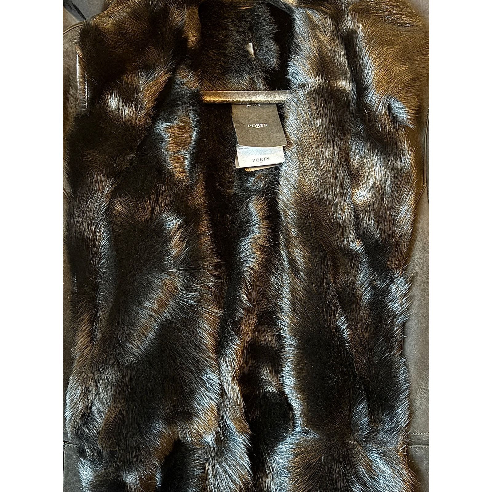 Ports 1961 Ports 1961 NWT Black Shearling Coat Size US XL / EU 56 / 4 - 6 Thumbnail