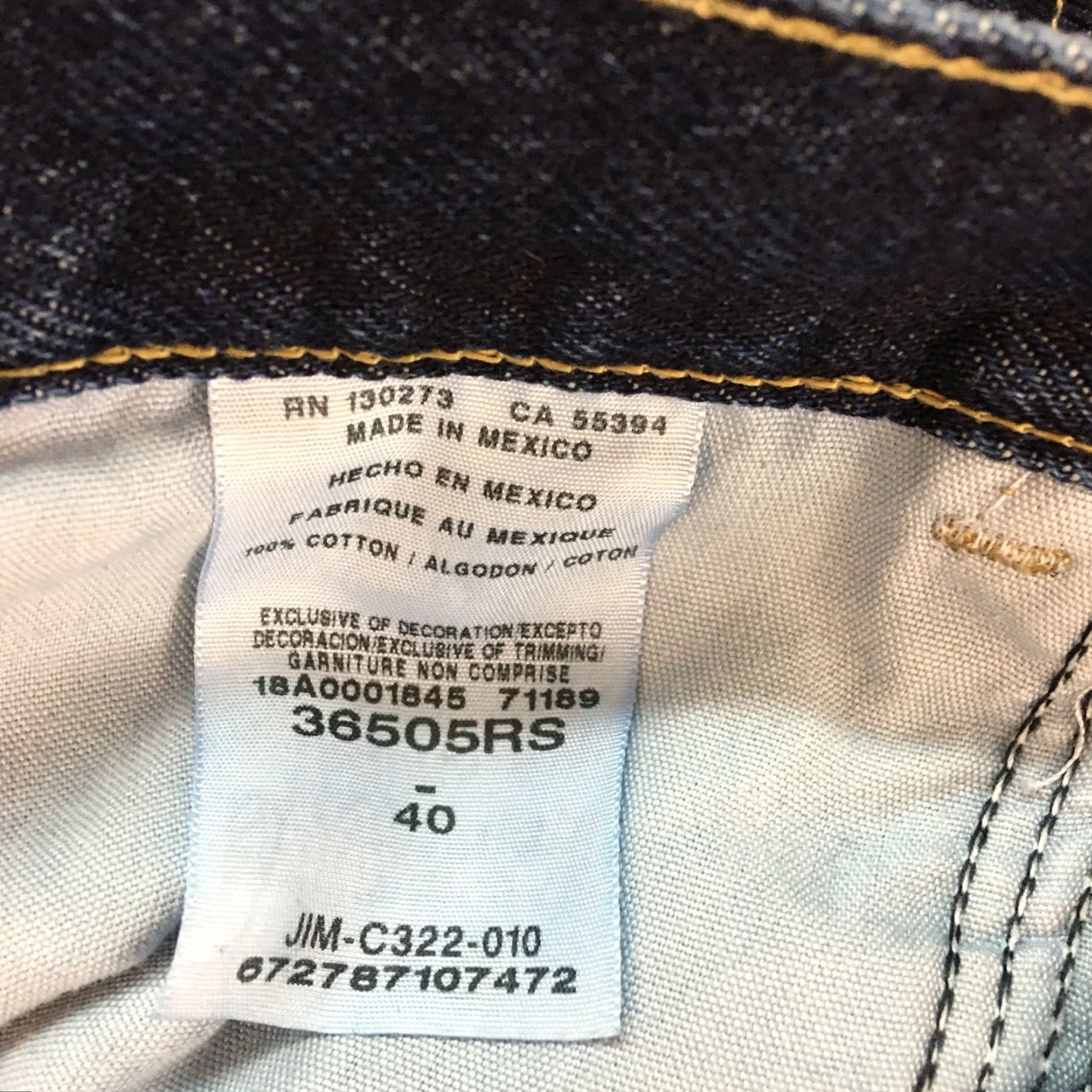 Wrangler WRANGLER Bermuda Shorts Denim Casual 40 Men Blue Regular 90s Rise High Front Flat Front Shorts Mens Size US 40 / EU 56 - 4 Thumbnail