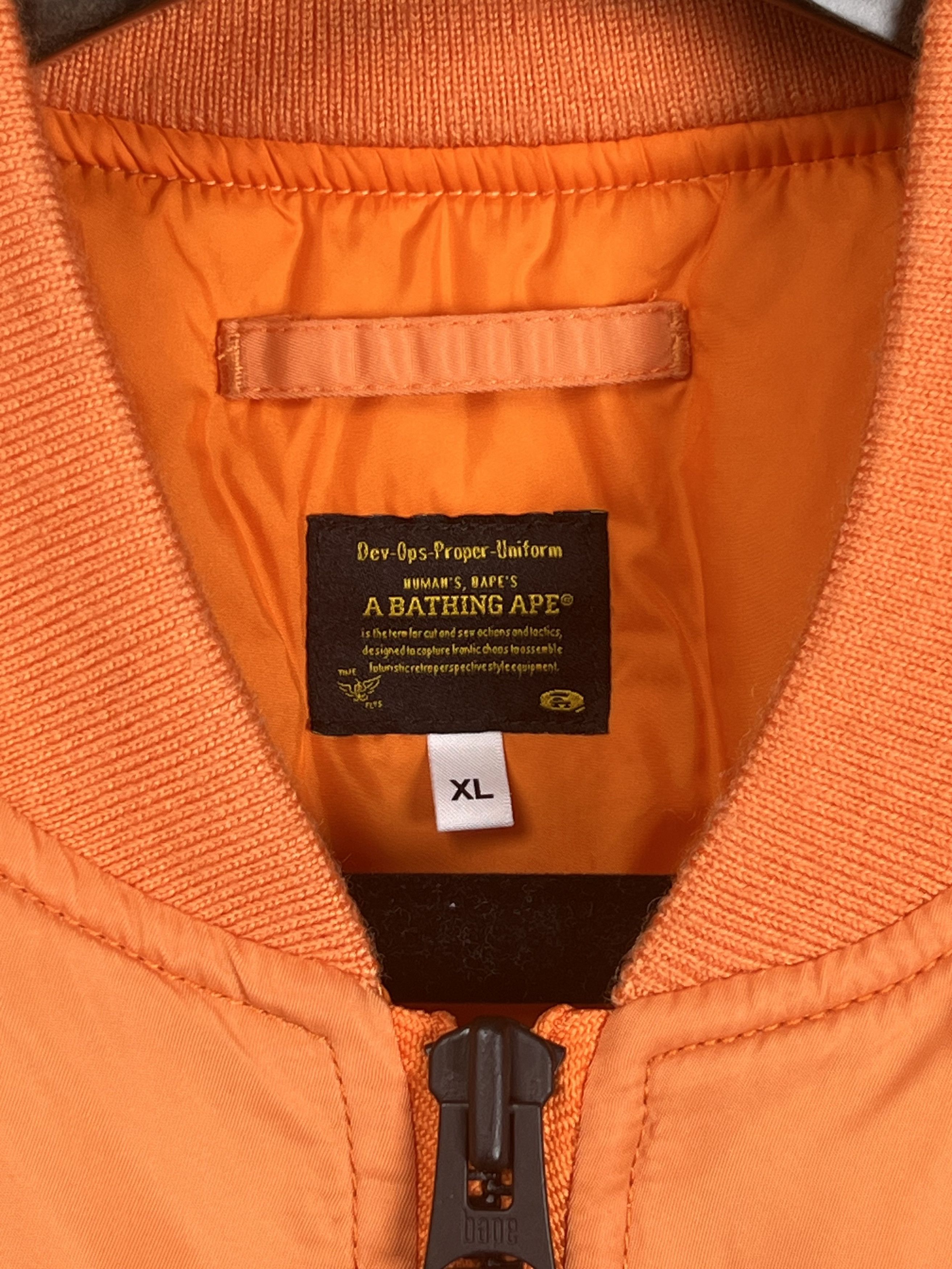 Bape Rare* BAPE REFLECTOR SHARK MA-1 FW18 Size XL Size US XL / EU 56 / 4 - 7 Thumbnail