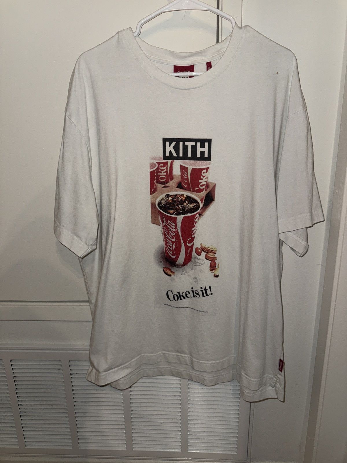 Kith x Coca-Cola Graphic Tee White Size XL