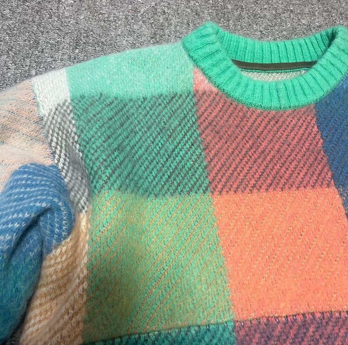 Sacai sacai Plaid Knit Pullover size 3 Size US L / EU 52-54 / 3 - 2 Thumbnail