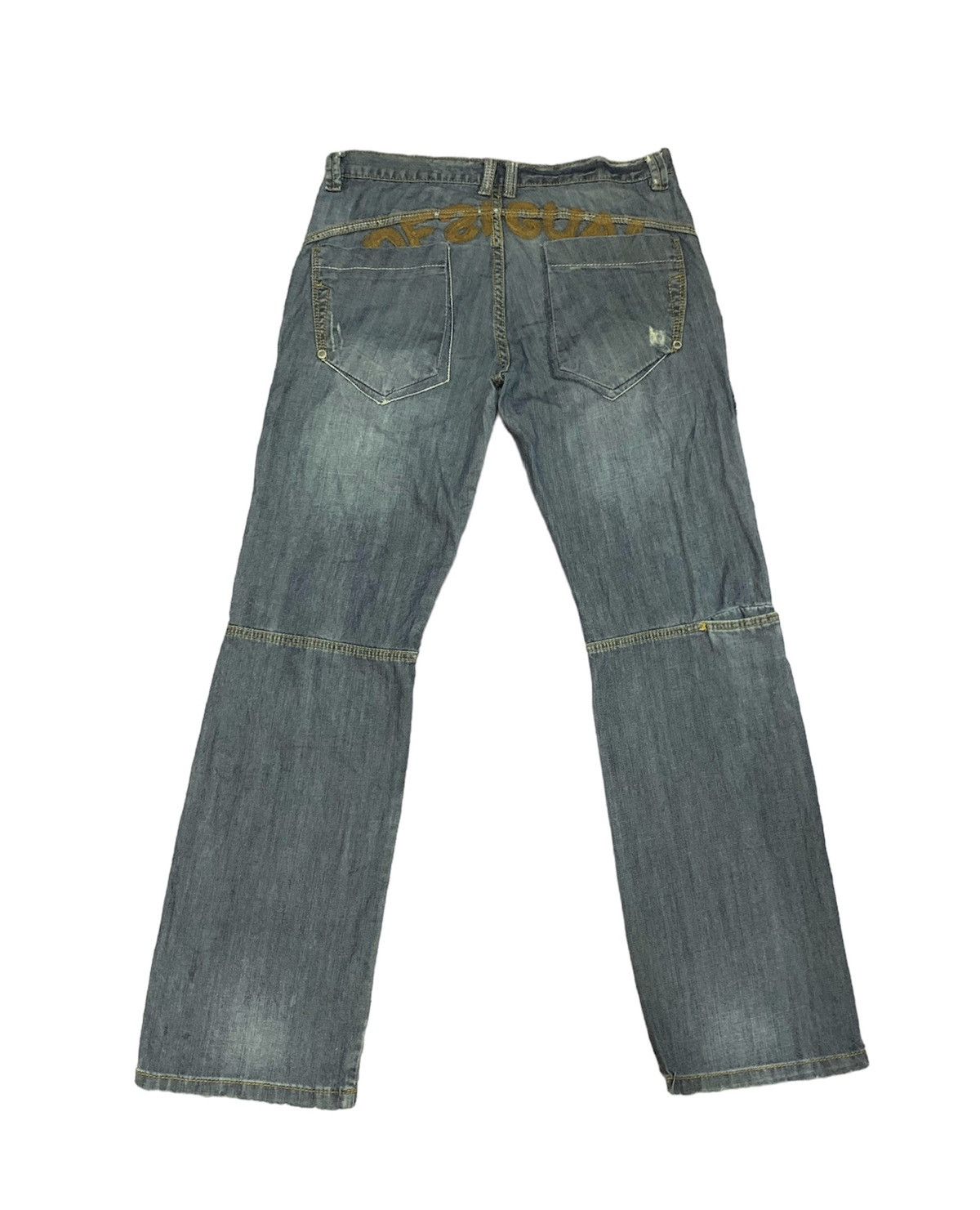 Desigual × Japanese Brand DESIGUAL FLARED MULTIPOCKET STYLISH DENIM Size US 33 - 2 Thumbnail