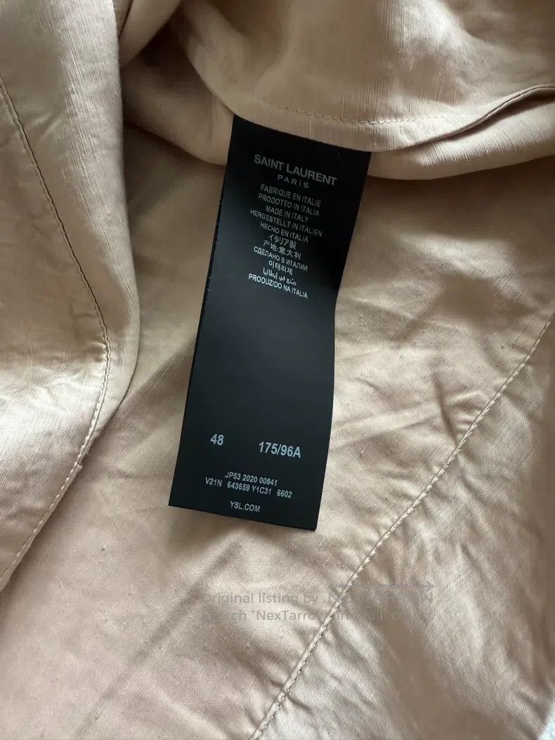 Saint Laurent Paris Saint Laurent Paris Light Pink Luxury Style Jacket Size US M / EU 48-50 / 2 - 4 Thumbnail