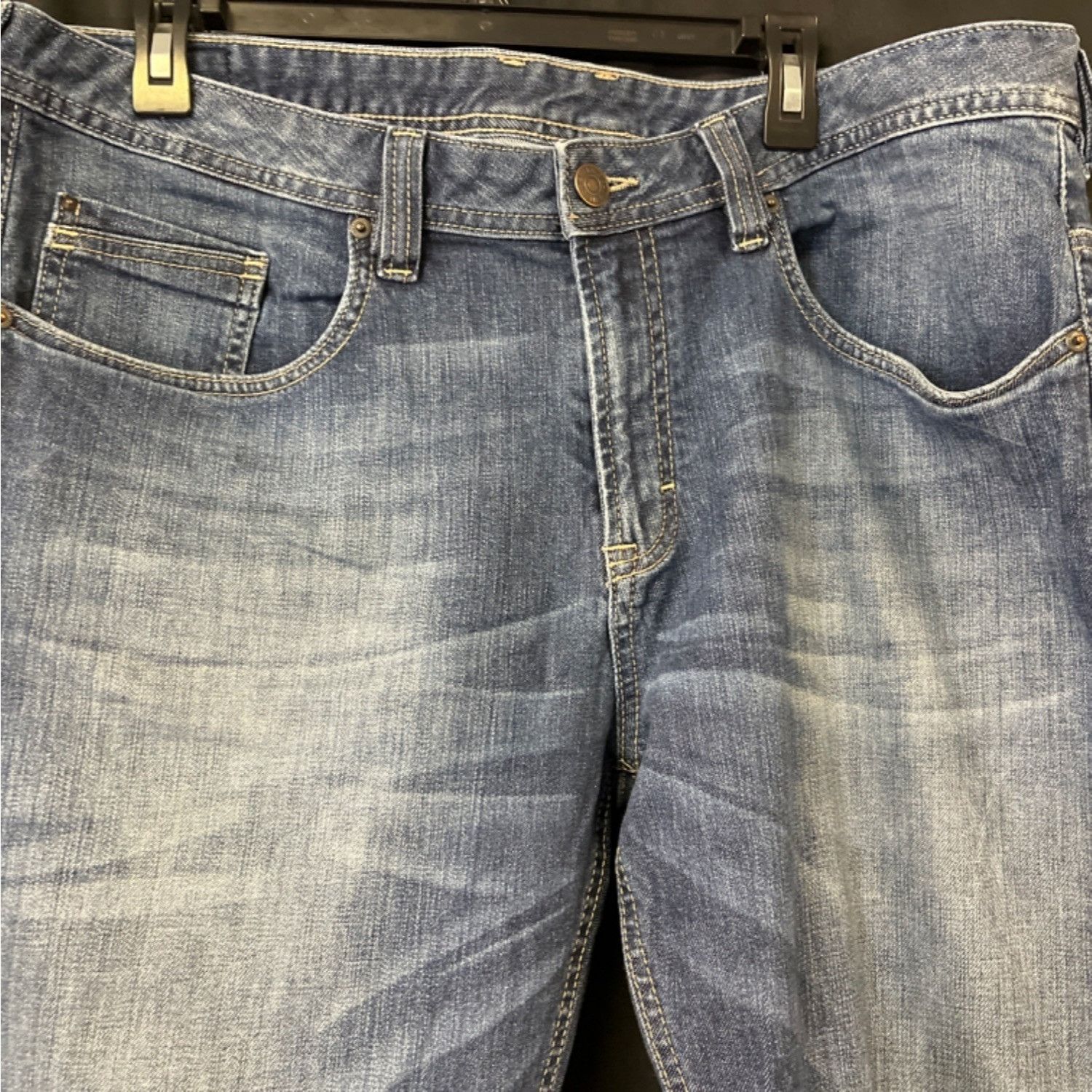 Buffalo David Bitton Buffalo David Bitton Men's Blue Jeans/Slim Fit 38x32 SKU 410 Size US 38 / EU 54 - 3 Thumbnail