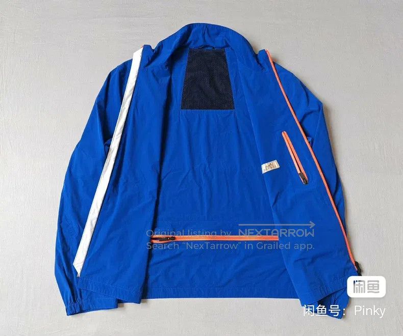 Hermes Hermes Blue Nylon Functional Windbreaker Jacket Size US L / EU 52-54 / 3 - 4 Thumbnail