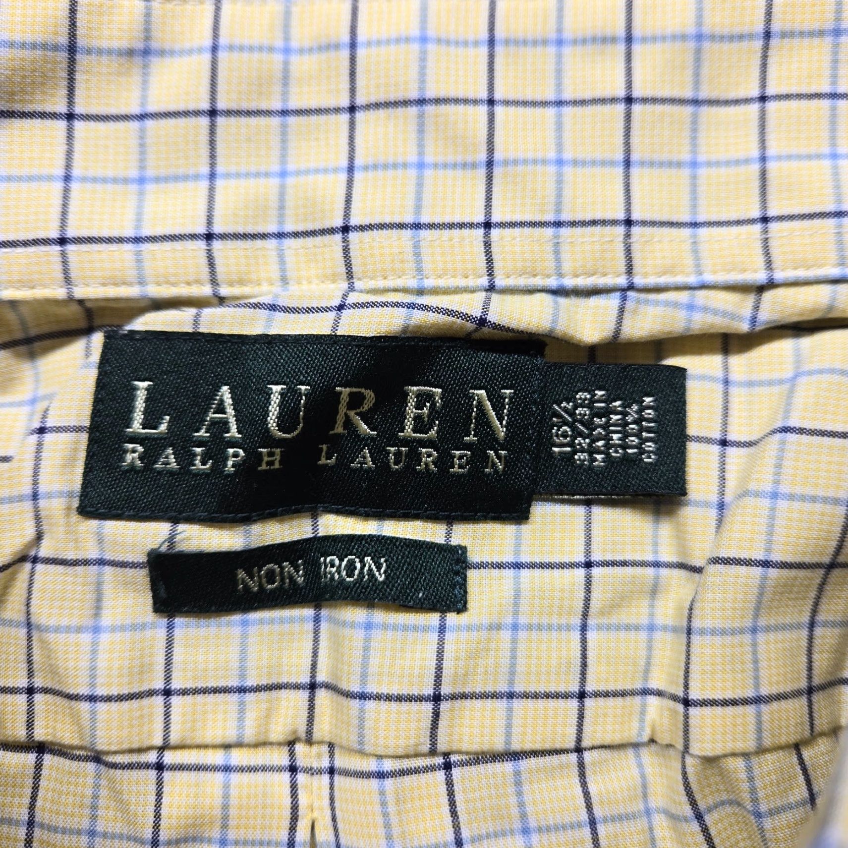 Polo Ralph Lauren Polo Ralph Lauren Shirt Yellow Plaid Button-Up Long Sleeve Casual Men's 16.5 Size US XL / EU 56 / 4 - 3 Thumbnail