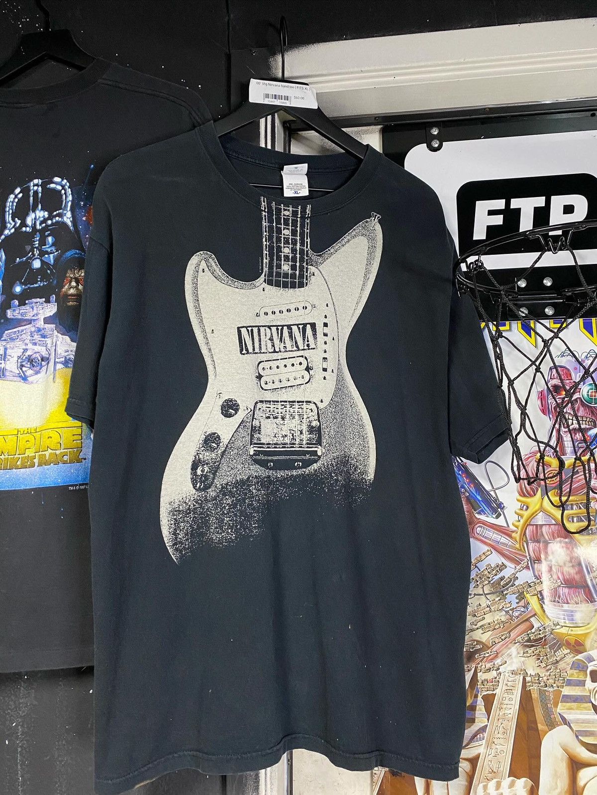 Vintage 00’ Vintage Nirvana Band Tee Shirt XLarge Size US XL / EU 56 / 4 - 1 Thumbnail