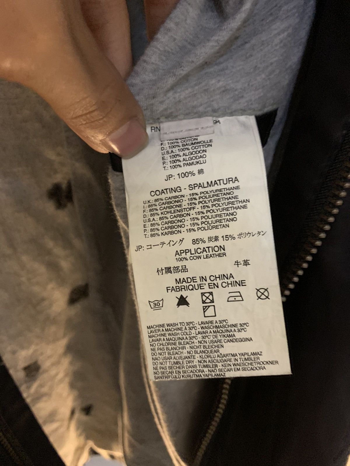 Diesel Black Gold Diesel Black Gold “Carbon Eclipse Shell” Jacket Size US S / EU 44-46 / 1 - 10 Thumbnail