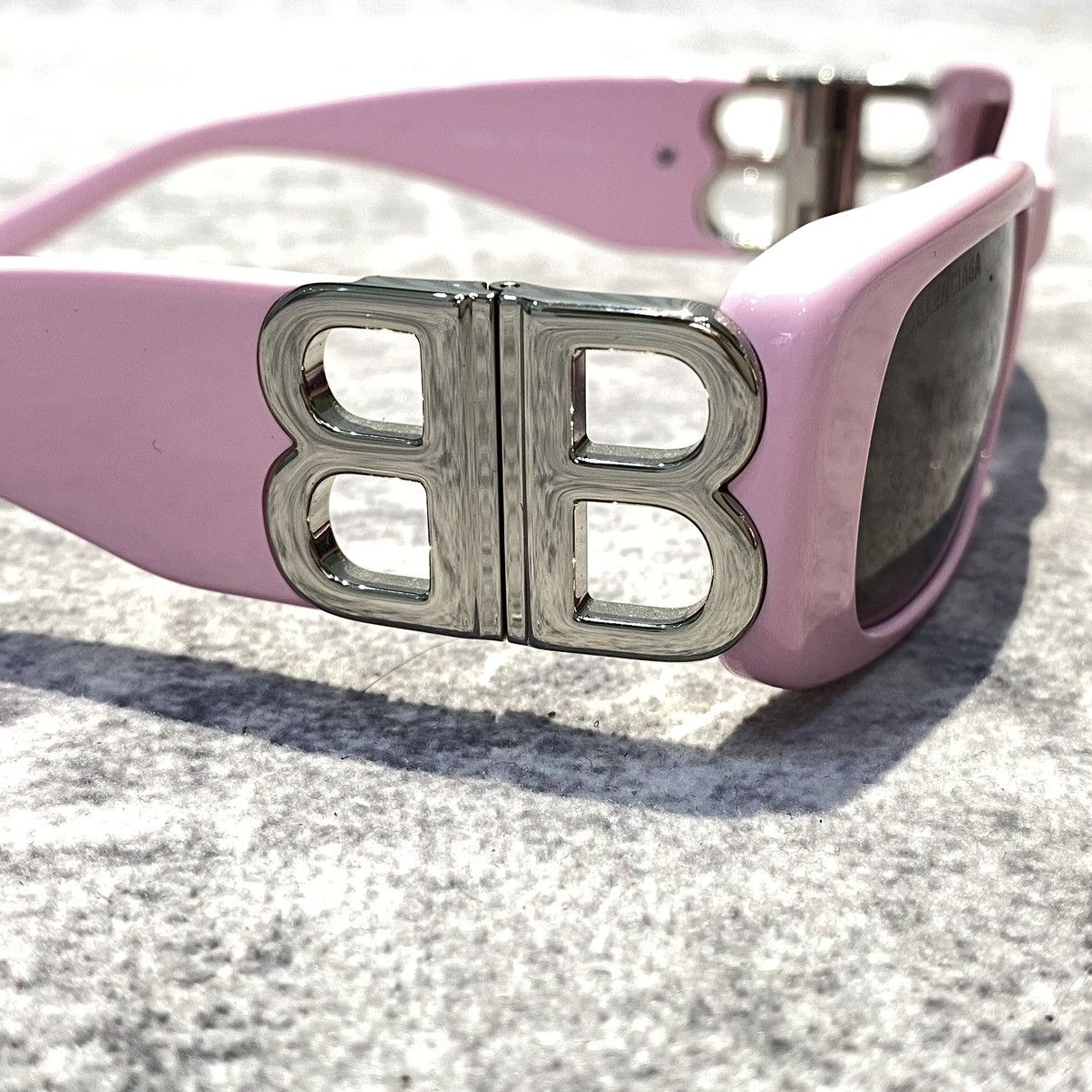 Balenciaga BALENCIAGA Dynasty Sunglasses PINK Size ONE SIZE - 4 Thumbnail
