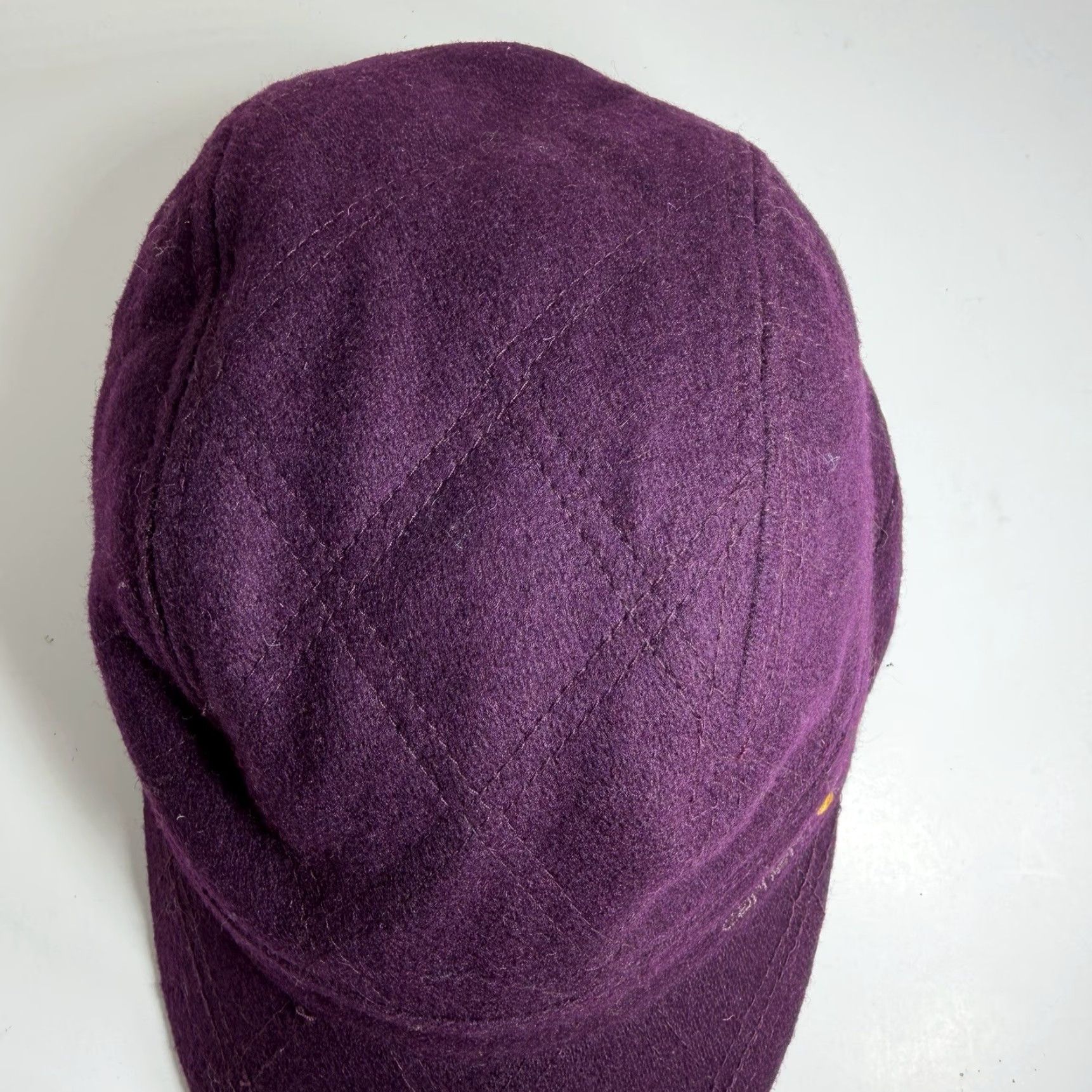 Carhartt Carhartt Hat One Size Wool Blend Cap Maroon Hook and Loop Adjustable Lightweight Breathable Baseball Cap Mens 603 Size ONE SIZE - 6 Thumbnail