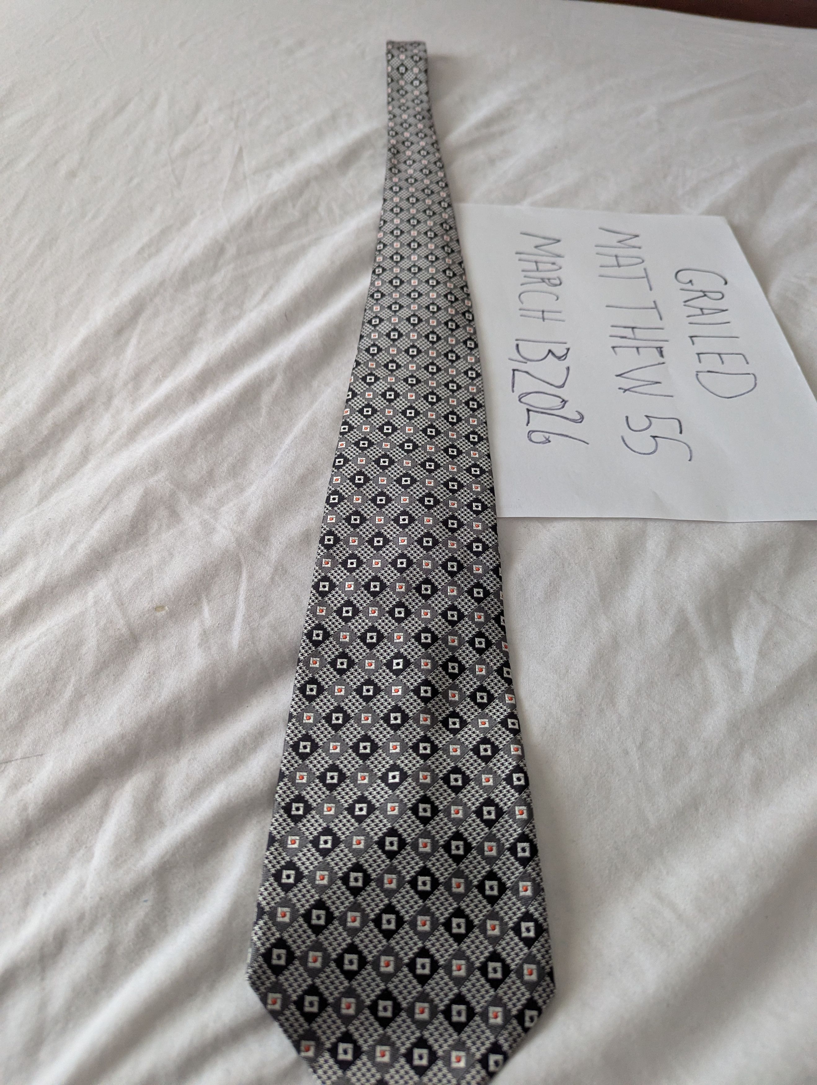 Other Fine Silk Tie by Bellagio Size ONE SIZE - 2 Thumbnail