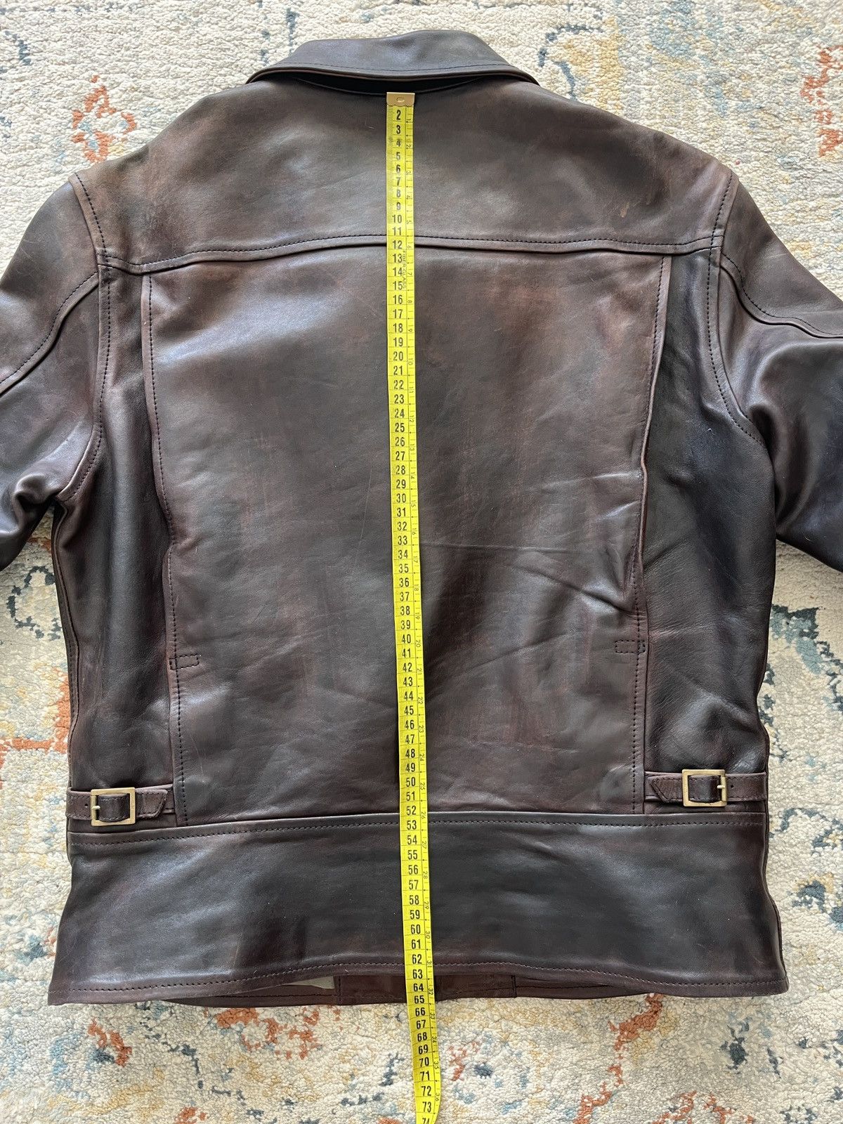Japanese Brand Motor leather things Japan Single rider Sports Jacket Size US L / EU 52-54 / 3 - 4 Thumbnail