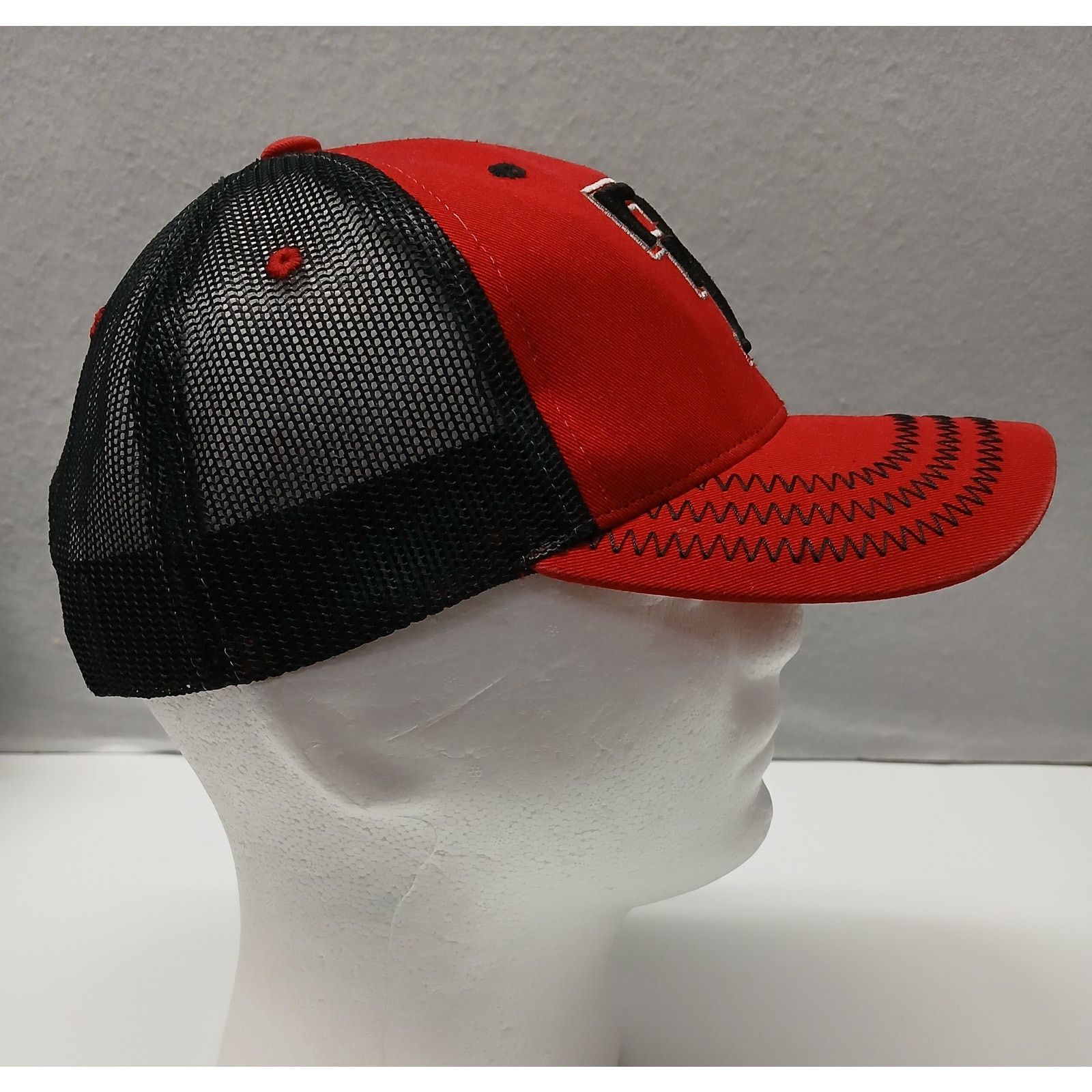 Zephyr Zephyr (OSFM) Texas Tech University Snapback Half Mesh Cap Size ONE SIZE - 3 Thumbnail