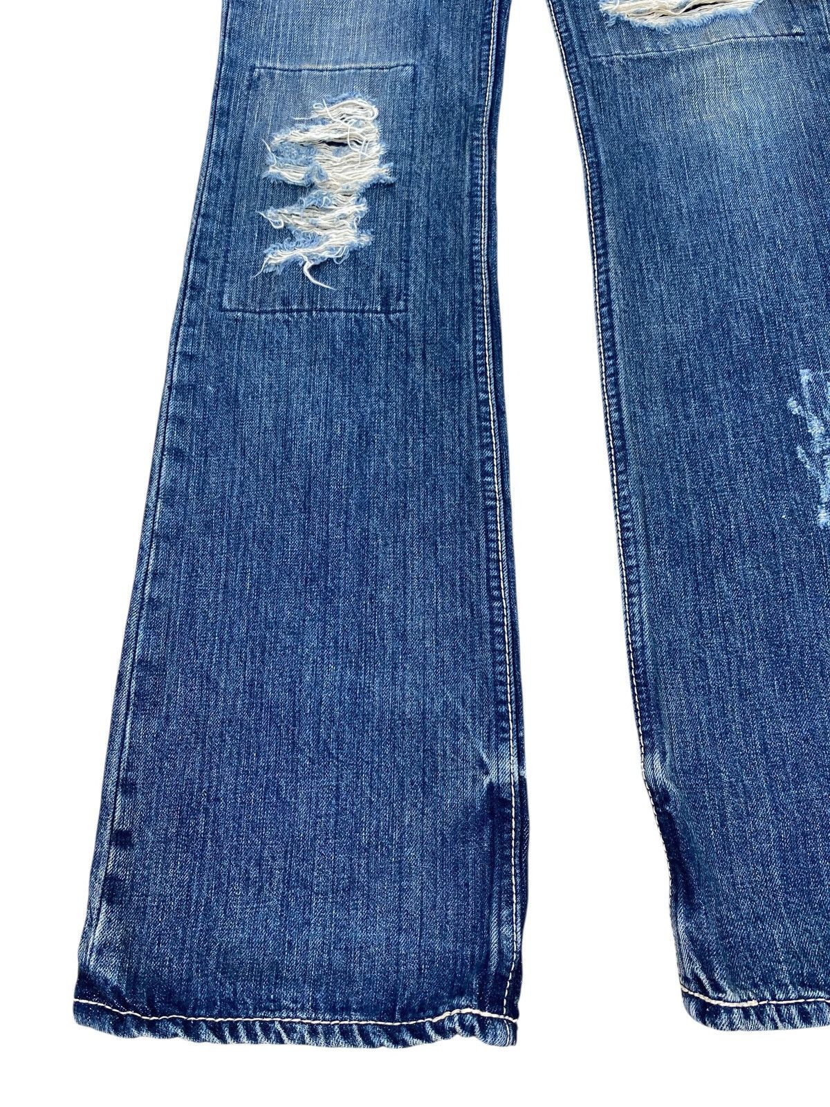 Japanese Brand Onboard Brand Distressed Style Bootcut Jeans Size US 32 / EU 48 - 8 Thumbnail