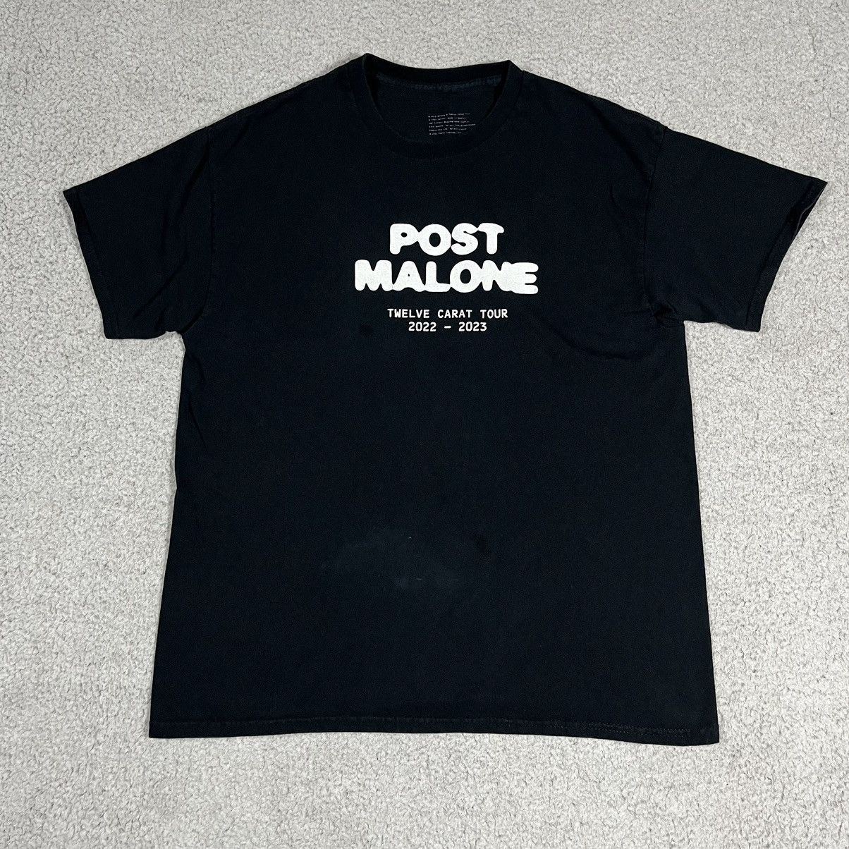 Streetwear Post Malone Twelve Carat Tour T Shirt | Grailed