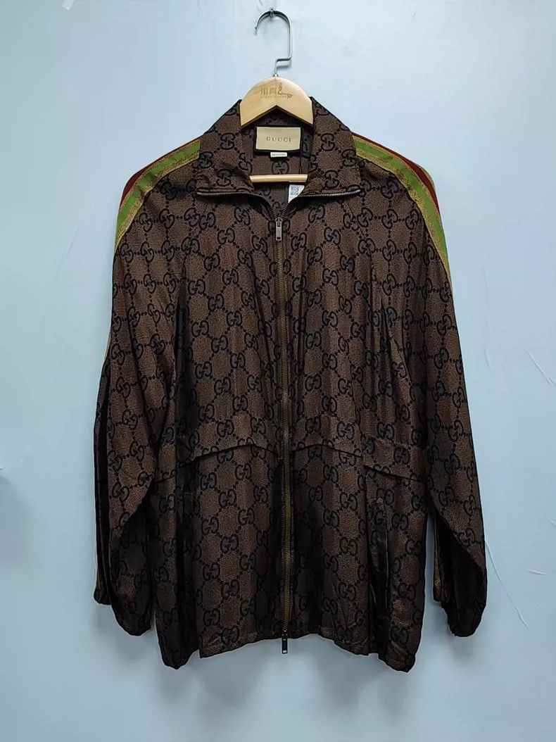 Gucci Gucci Printed brown zipper jacket 2506-Nextarrow Size US XS / EU 42 / 0 - 1 Thumbnail