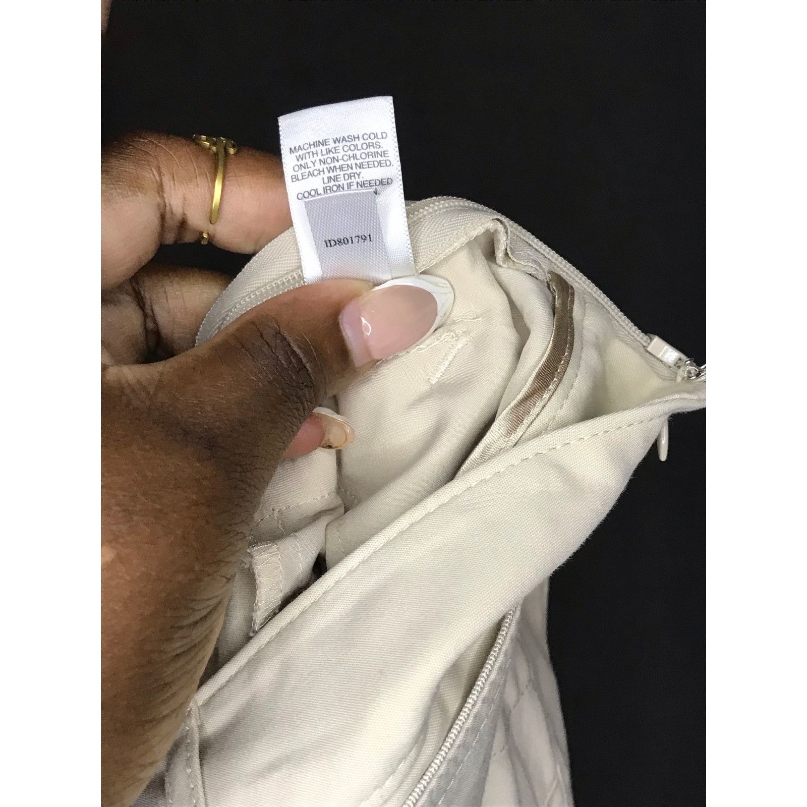 White House Black Market White House Black Market slim ankle stretchy chino's size 10 Size 32" / US 10 / IT 46 - 5 Thumbnail