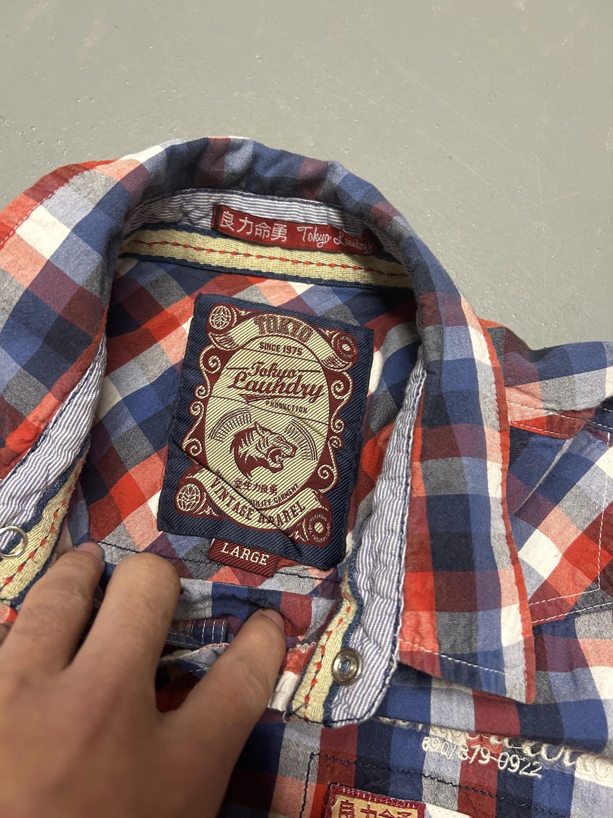 Designer Stylish Checkered Short Sleeve Shirt Size US L / EU 52-54 / 3 - 7 Thumbnail