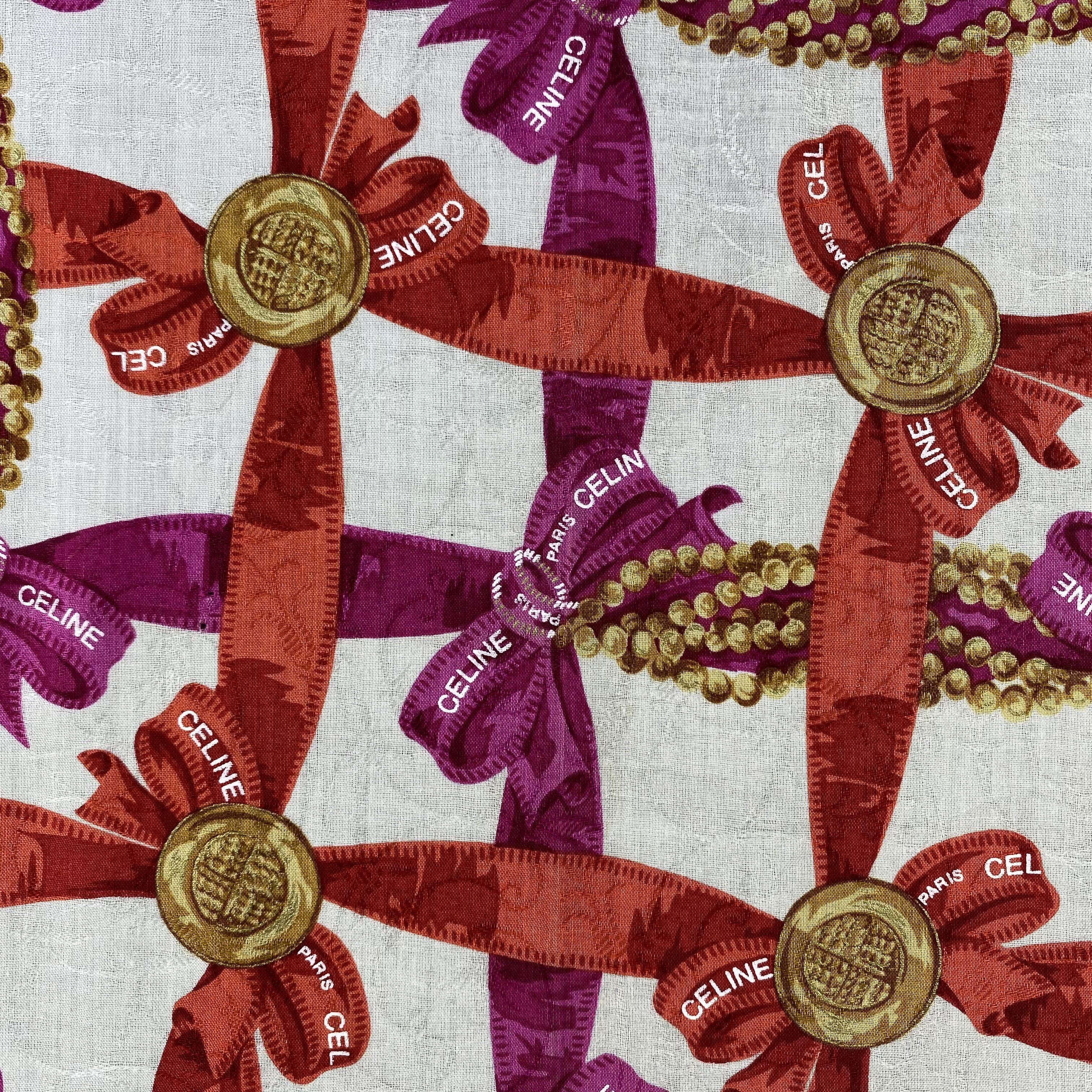 Celine × Vintage Celine Handkerchief/Neckerchief/Bandana HC751 Size ONE SIZE - 4 Thumbnail