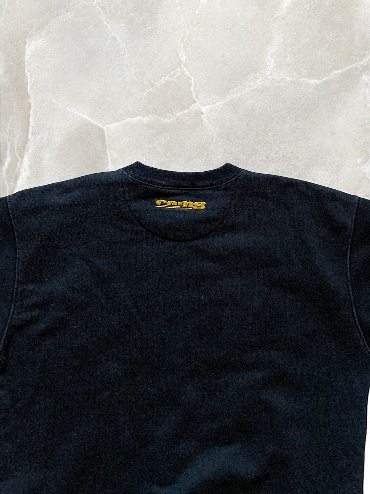Designer × Vintage COM8 HEAVY COTTON REFLECTIVE LOGO BOXY FIT SWEATSHIRT Y2k Size US L / EU 52-54 / 3 - 4 Thumbnail