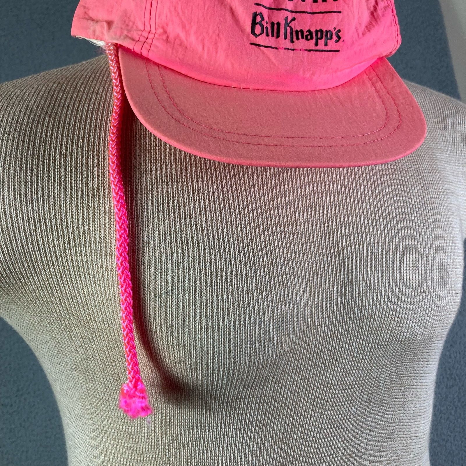 Other Bill Knapps Vintage Pink Snapback Hat Retro Restaurant Size ONE SIZE - 5 Thumbnail