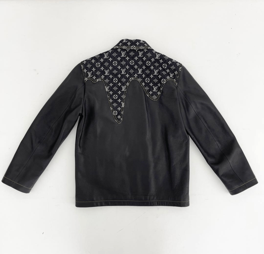 Louis Vuitton Louis Vuitton x NIGO Leather Denim Blouson Size US S / EU 44-46 / 1 - 2 Thumbnail