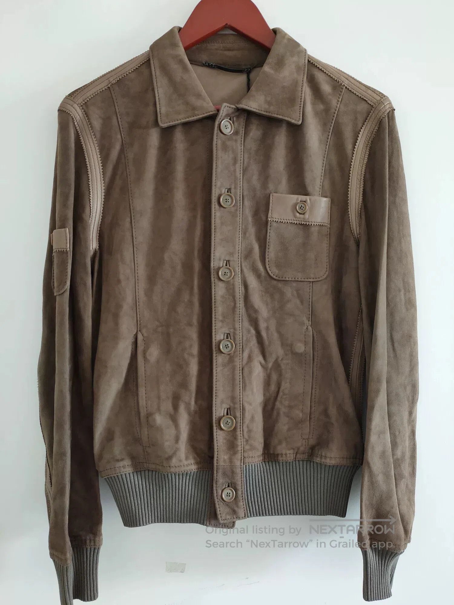 Dolce & Gabbana Dolce & Gabbana Men's Leather Jacket. Size US S / EU 44-46 / 1 - 2 Thumbnail