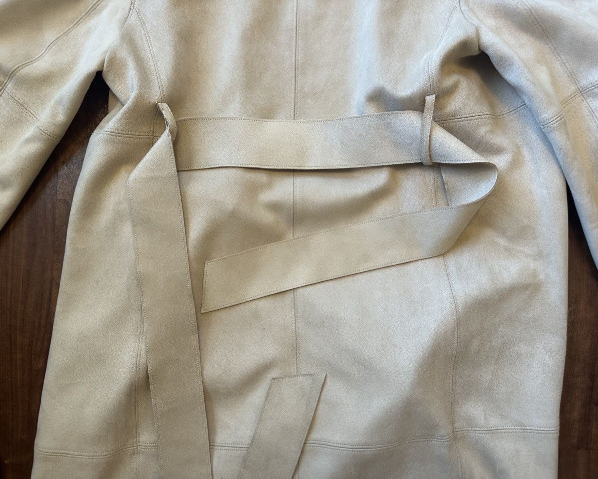 H&M H&M Women’s Faux Suede Coat Long XS Beige Size XS / US 0-2 / IT 36-38 - 8 Thumbnail