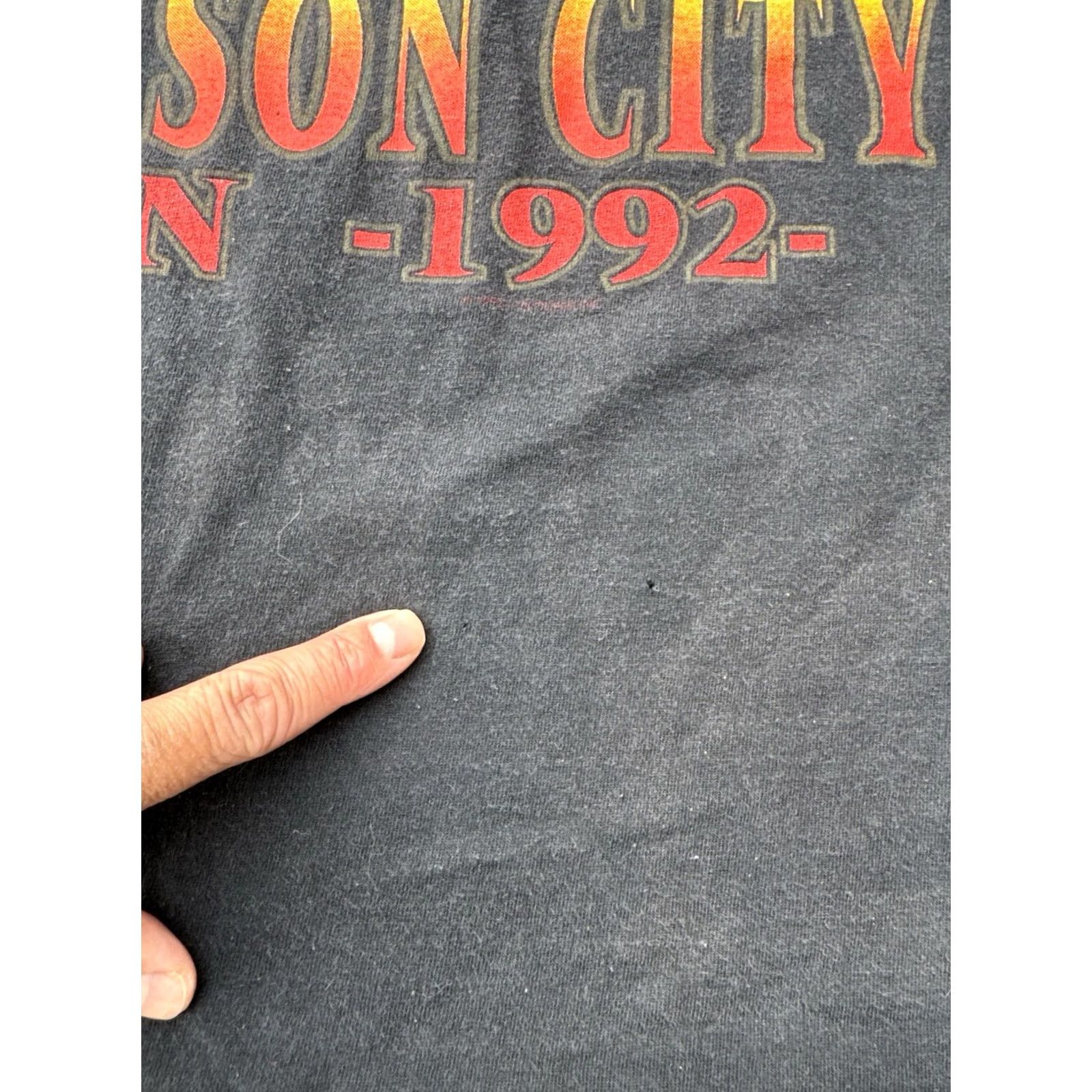 Harley Davidson VINTAGE Harley-Davidson T Shirt XL USA Single Stitch Biker 90s Black Size US XL / EU 56 / 4 - 6 Thumbnail