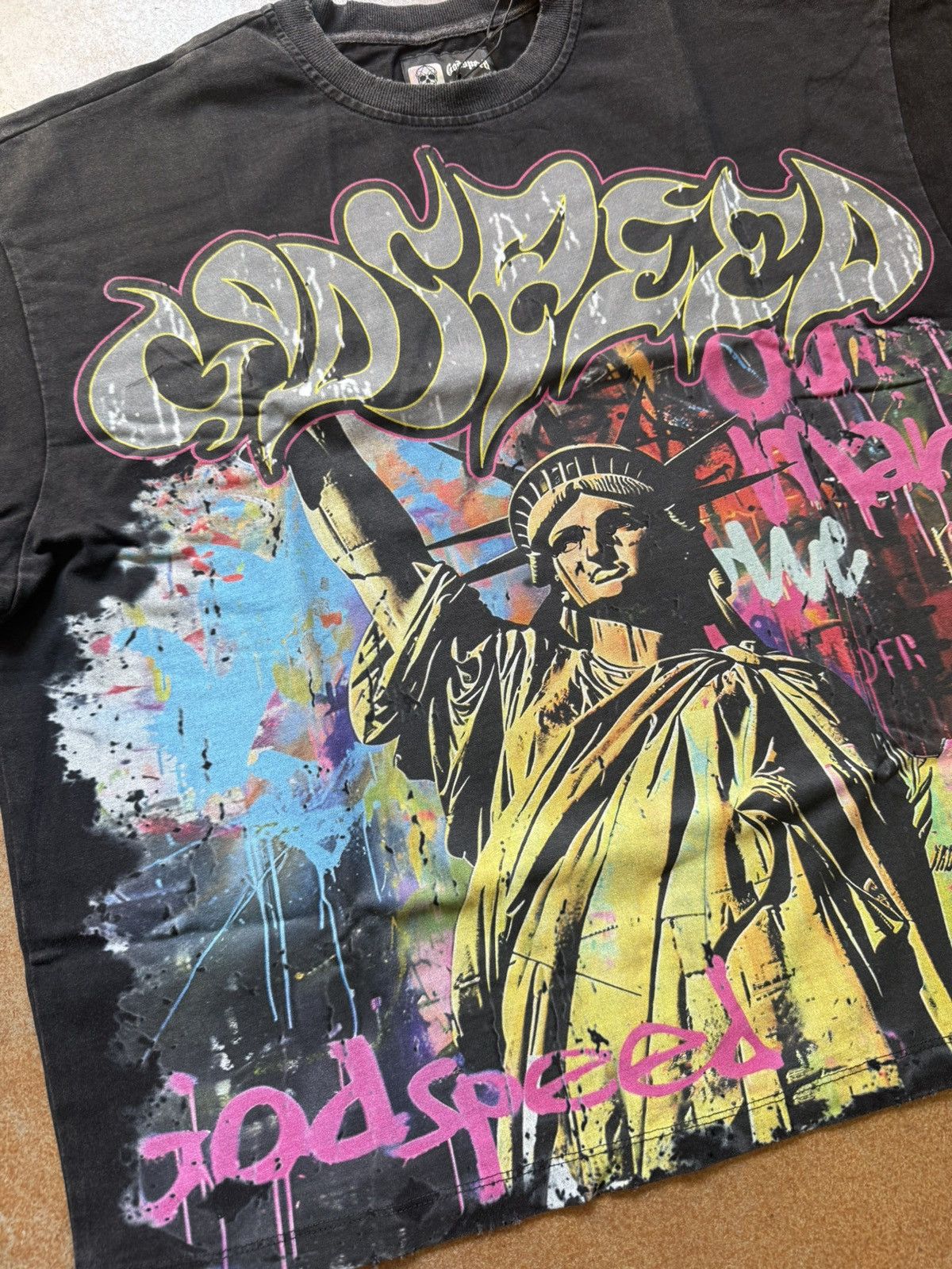 Godspeed Godspeed Vandal Tee Black Wash XL Size US XL / EU 56 / 4 - 3 Thumbnail