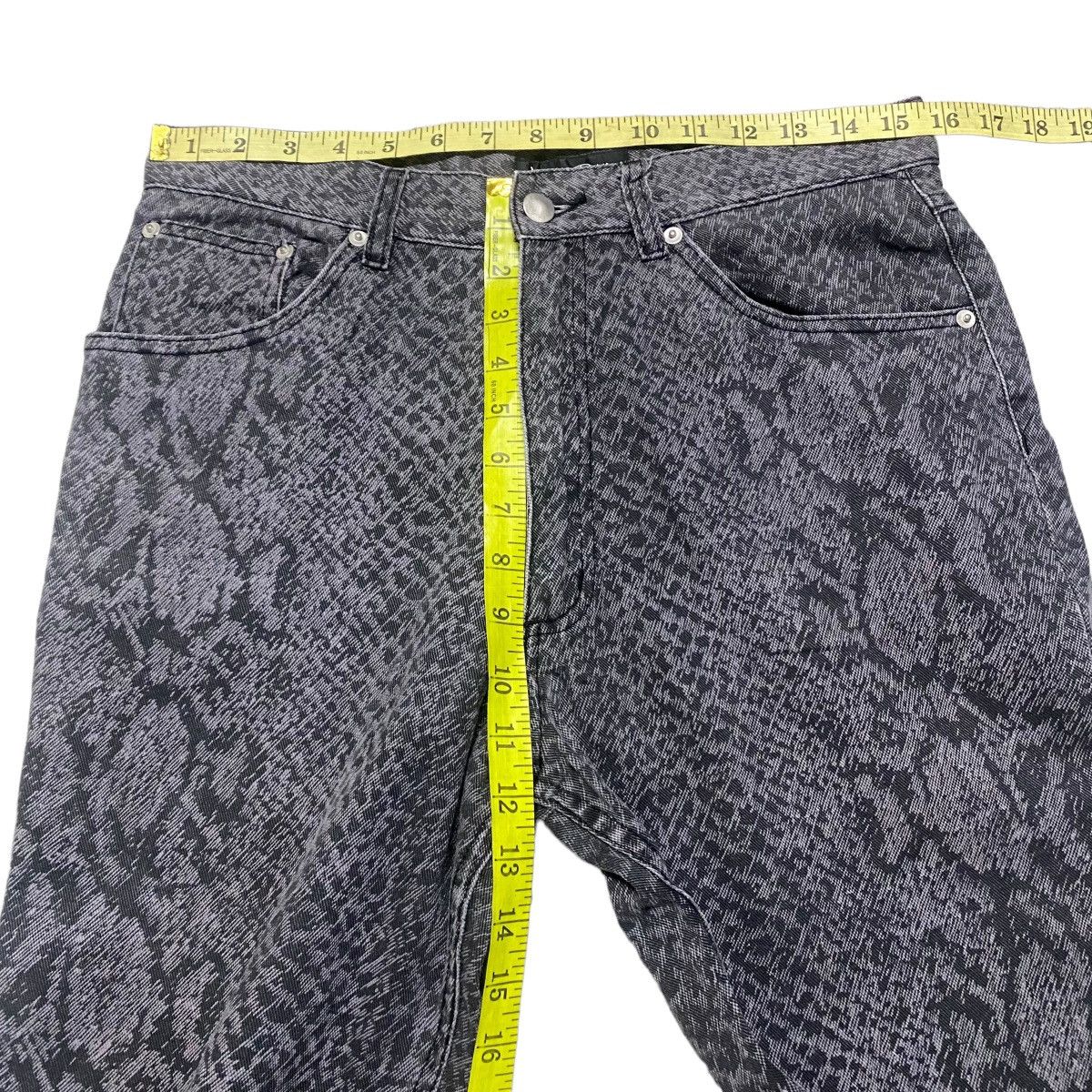 Japanese Brand Vintage Amore Pure Snake Skin Flare Jeans Size US 31 - 19 Thumbnail