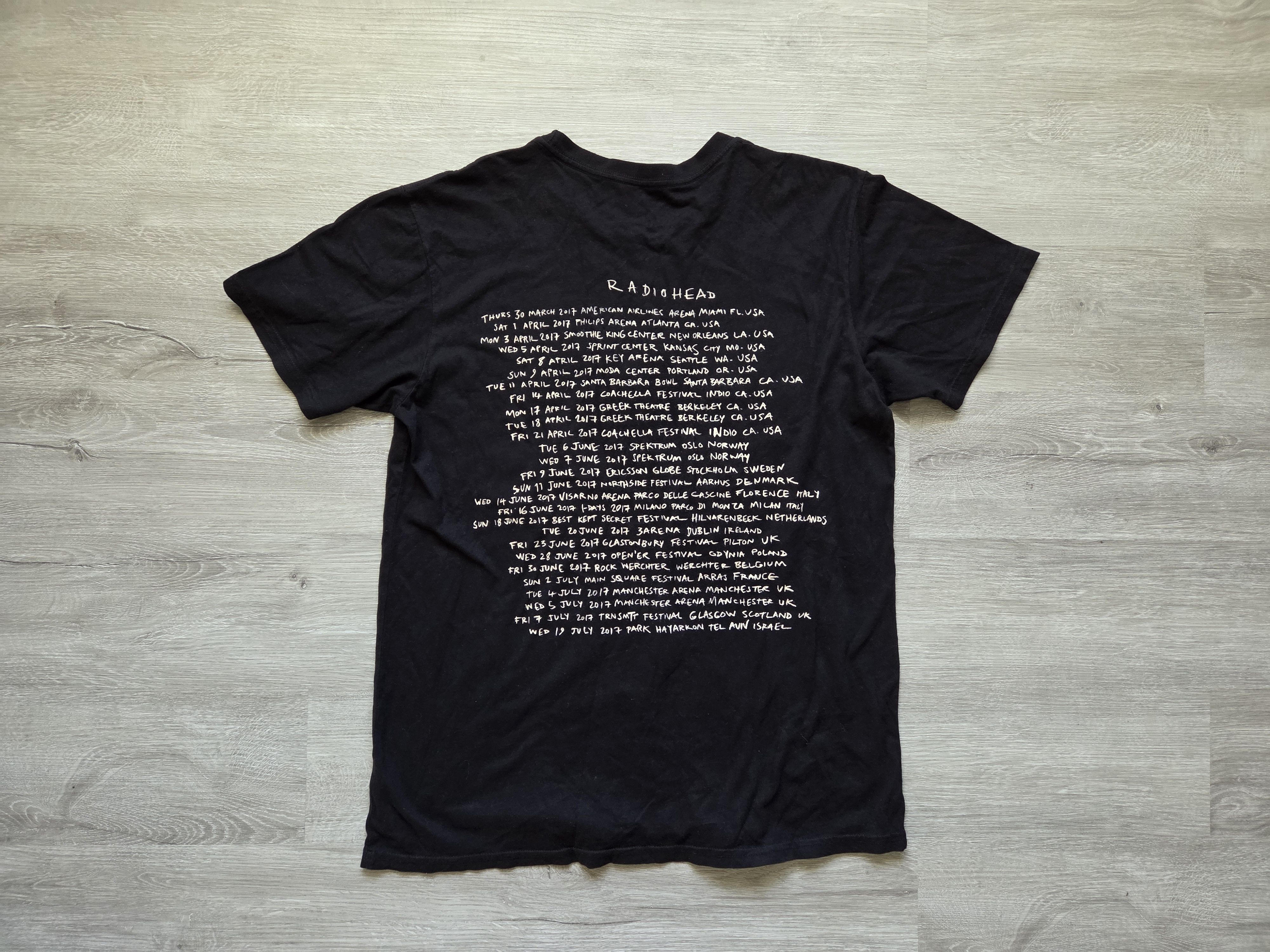 Band Tees Radiohead 2017 US tour tee W.A.S.T.E Size US M / EU 48-50 / 2 - 4 Thumbnail