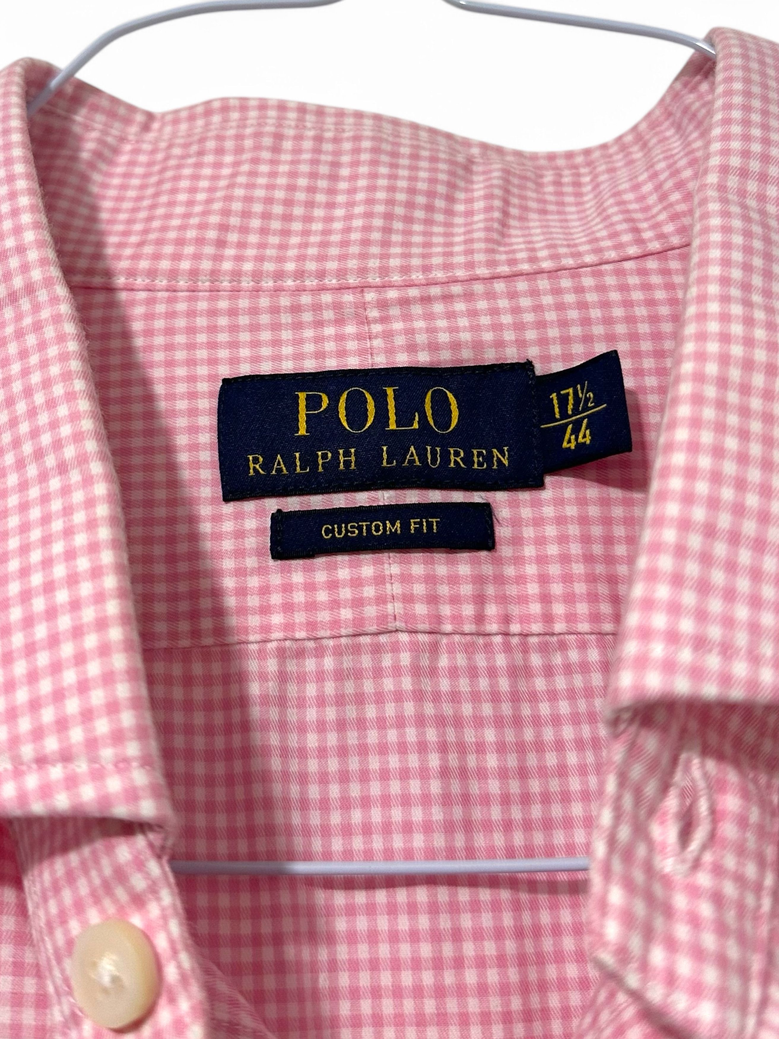 Polo Ralph Lauren Polo Ralph Laurent Checked Pink Long Sleeve Shirt 44/XL Size US XL / EU 56 / 4 - 2 Thumbnail