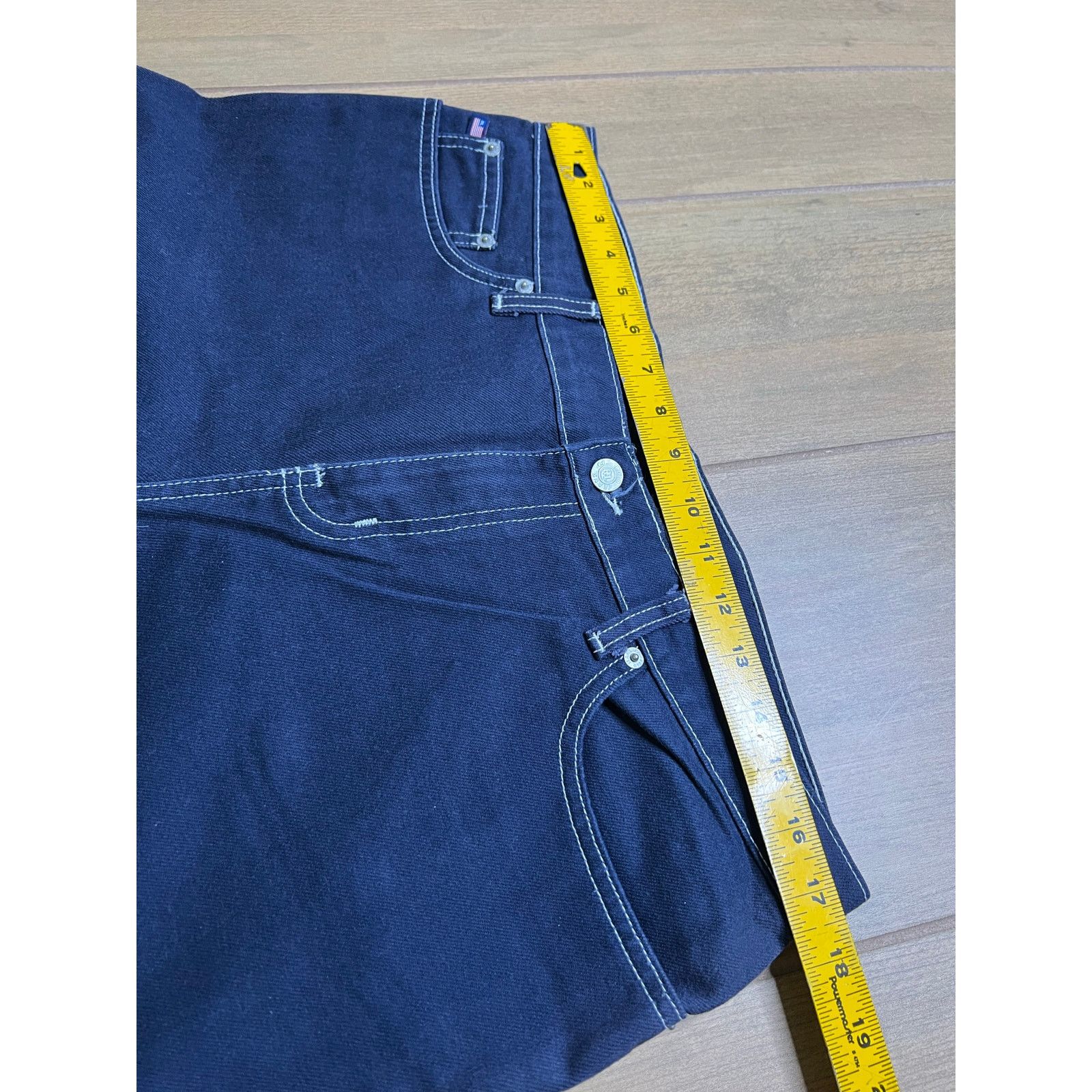 Vintage Polo Jeans Co. Ralph Lauren denim pants women Sz 14 35x27 Size 36" / US 14 / IT 50 - 6 Thumbnail