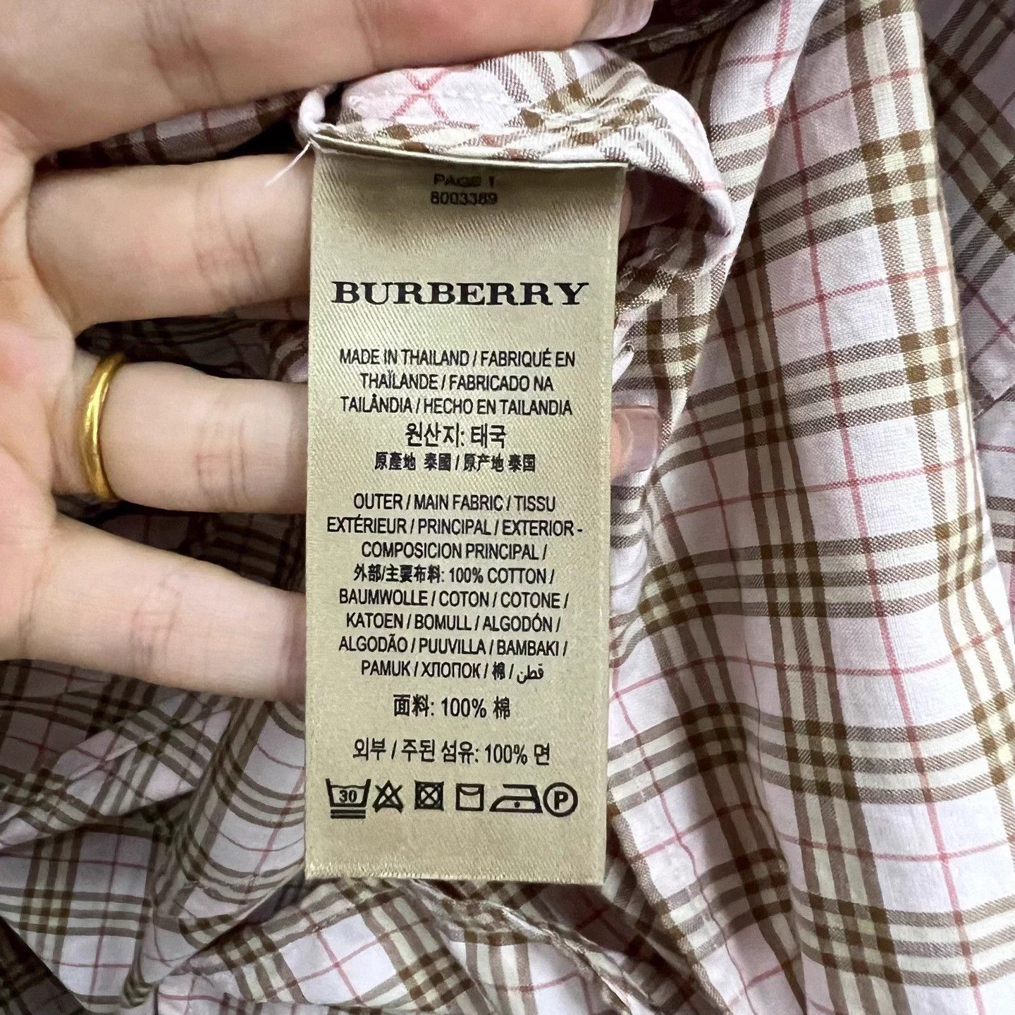 Burberry Burberry Check Shirt Dress IT38 98 New No Acc Size XS / US 0-2 / IT 36-38 - 3 Thumbnail